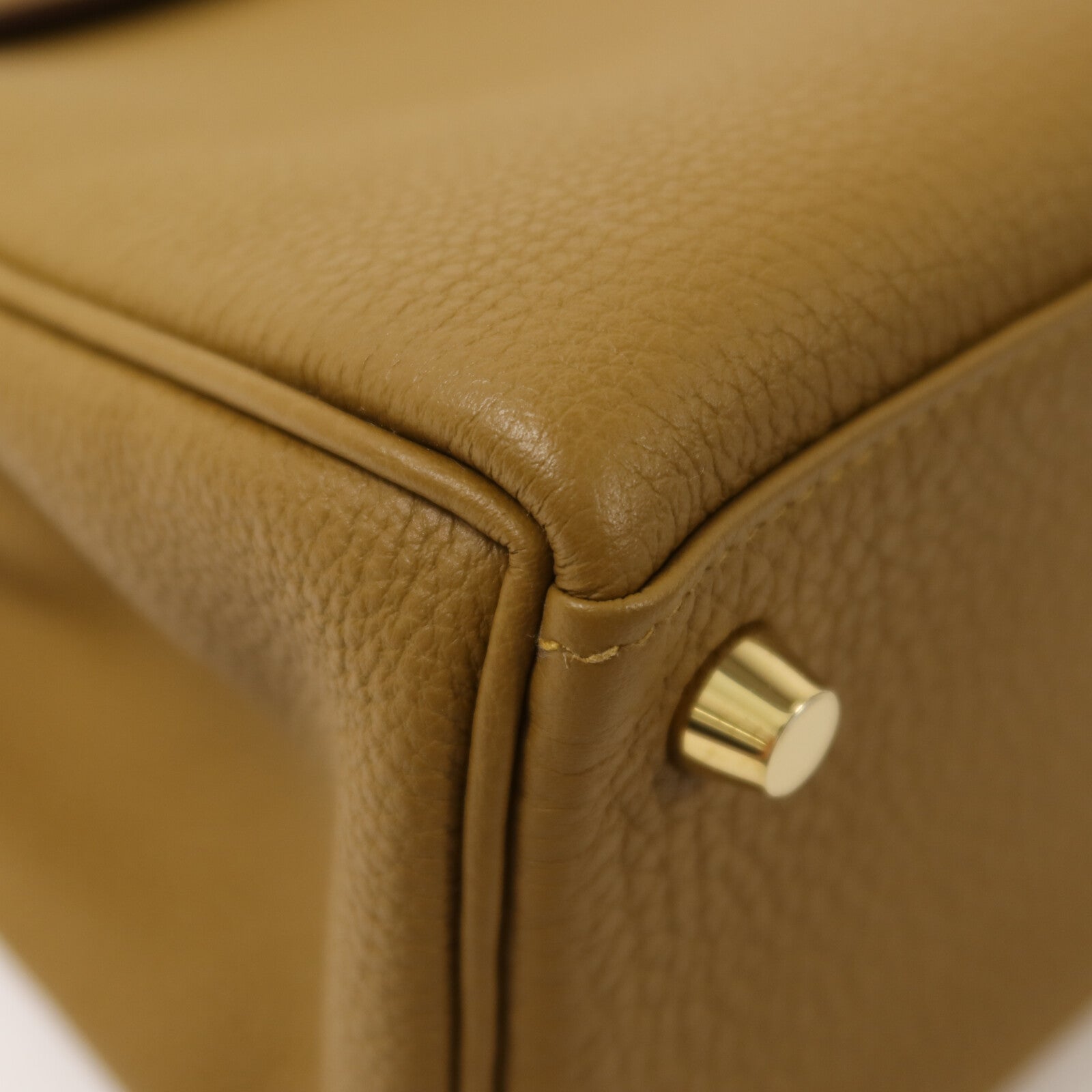 HERMES Togo皮革Kelly 25手挽肩背兩用袋Bronze Dore