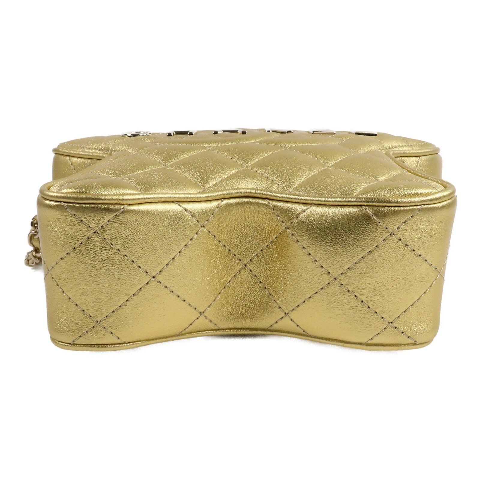 CHANEL 羊皮皮革Matelasse Star鏈帶肩背袋