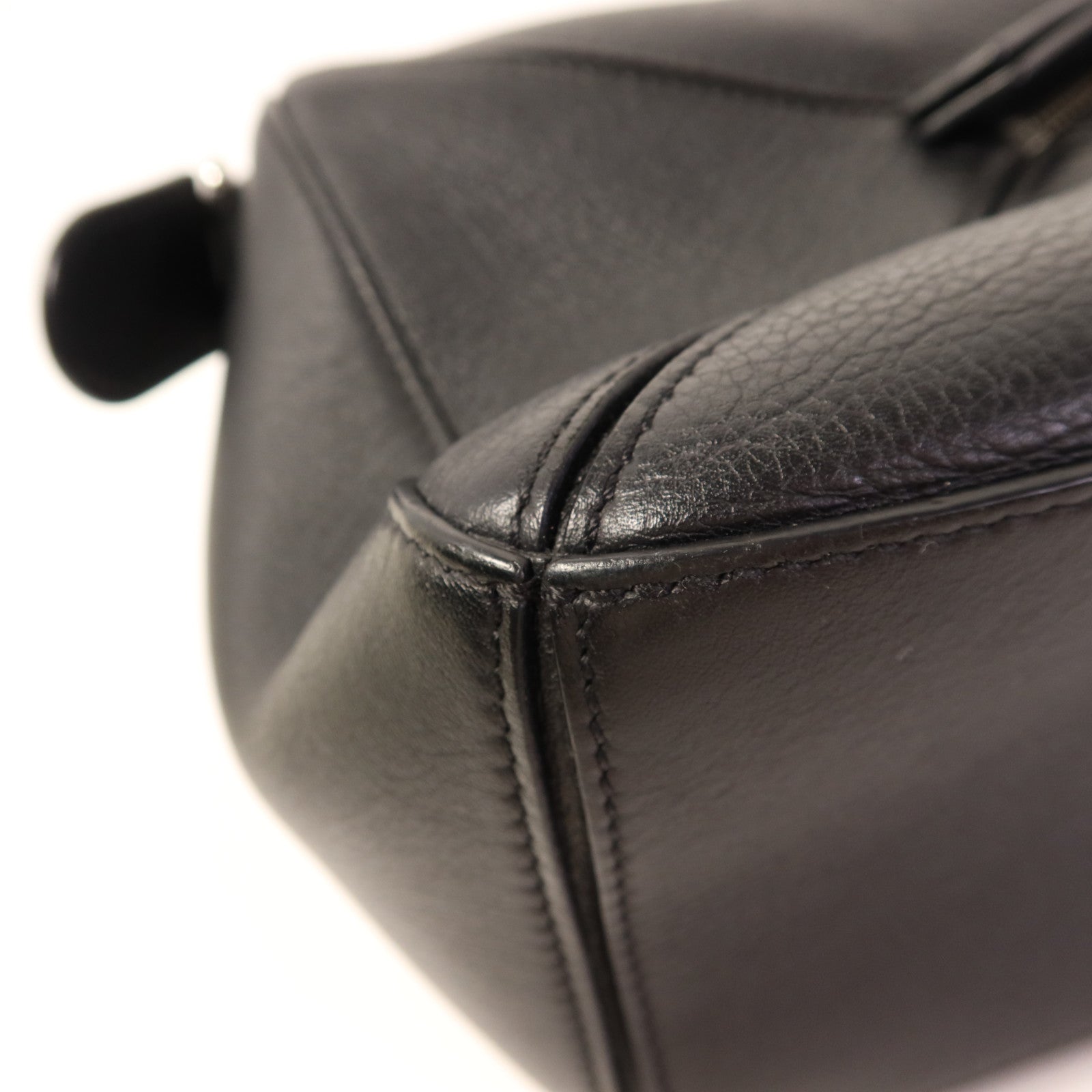 LOEWE 牛皮皮革Small Puzzle銀扣手挽肩背兩用袋