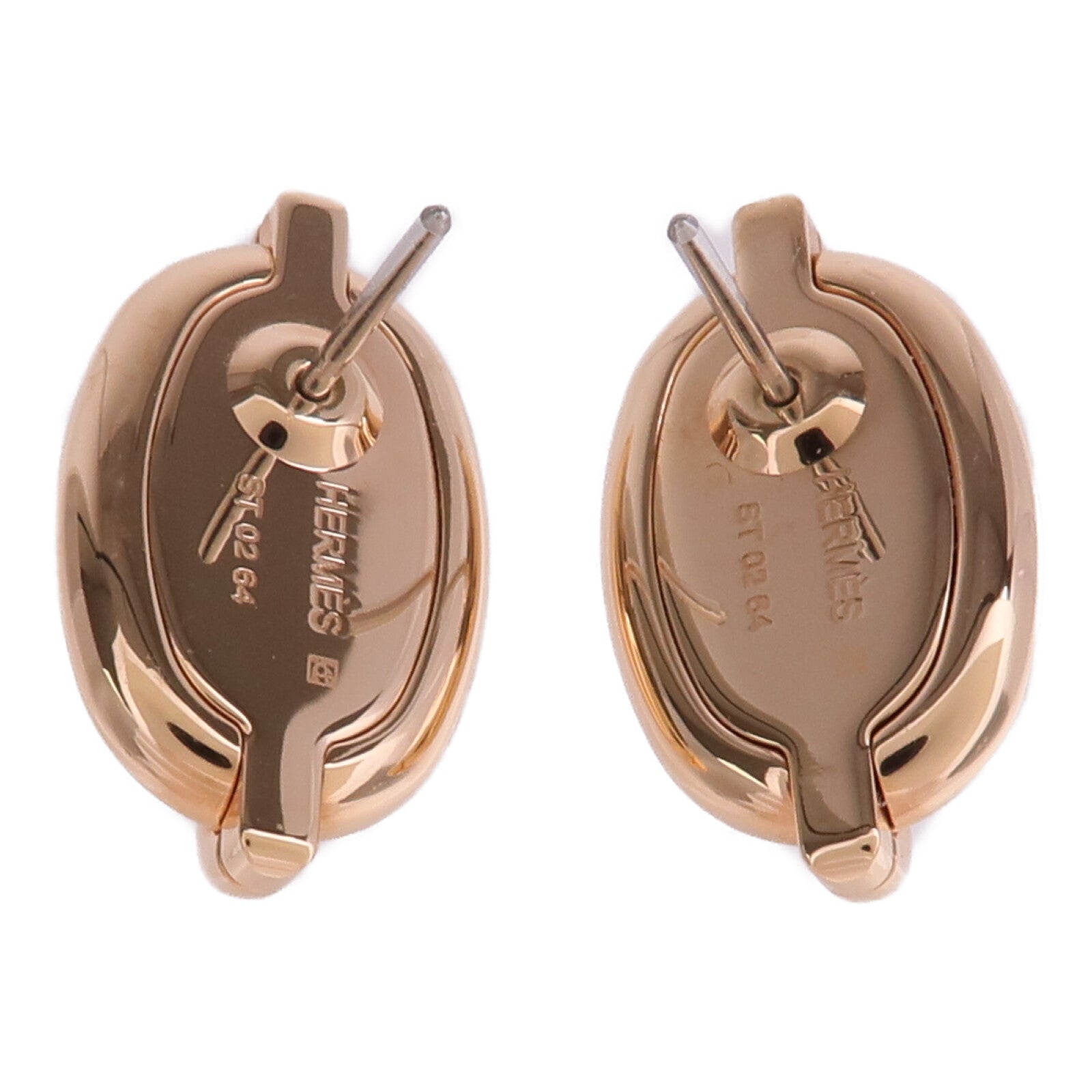 HERMES 金屬Mini Maillon耳環