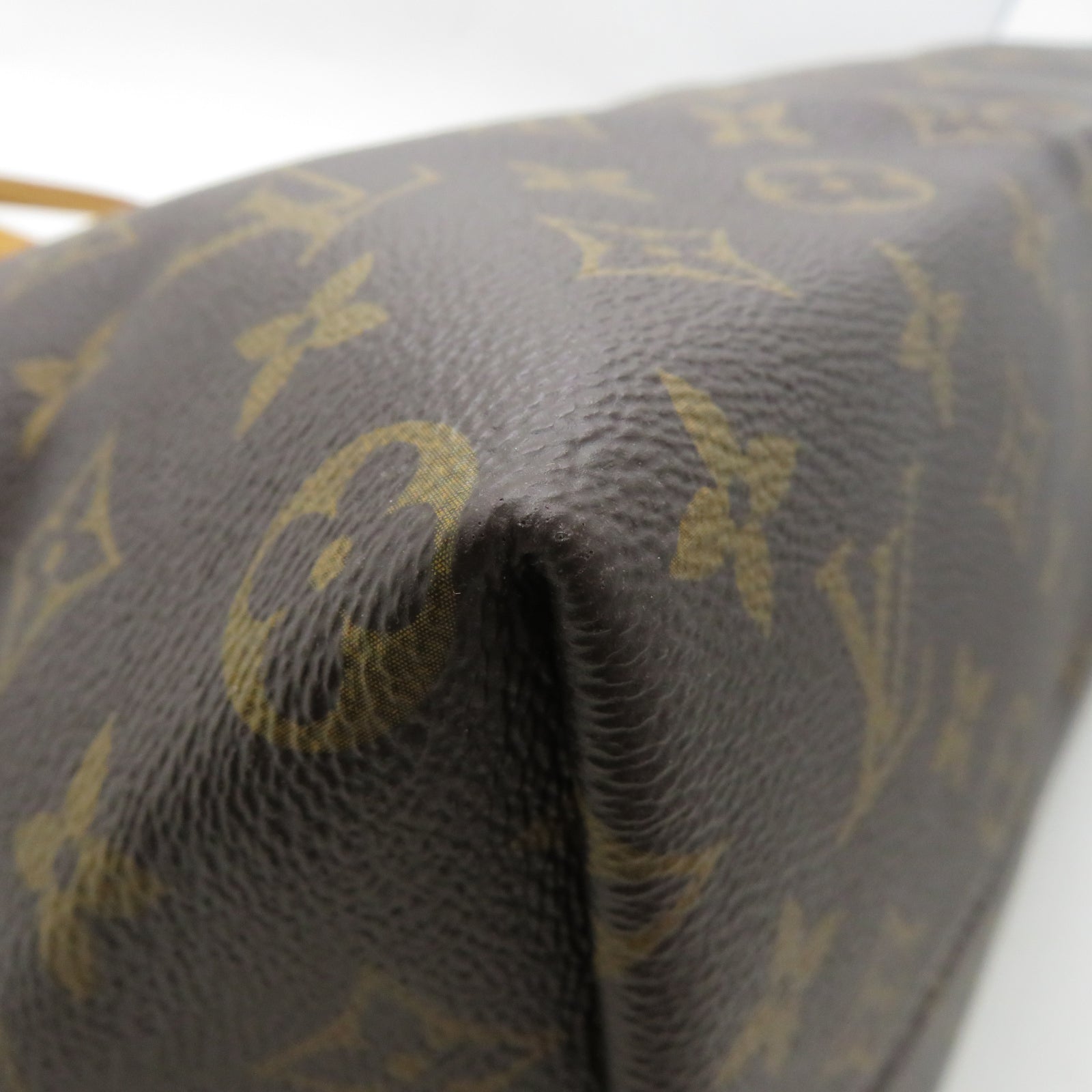 LOUIS VUITTON Monogram Iema MM金扣肩背袋啡色