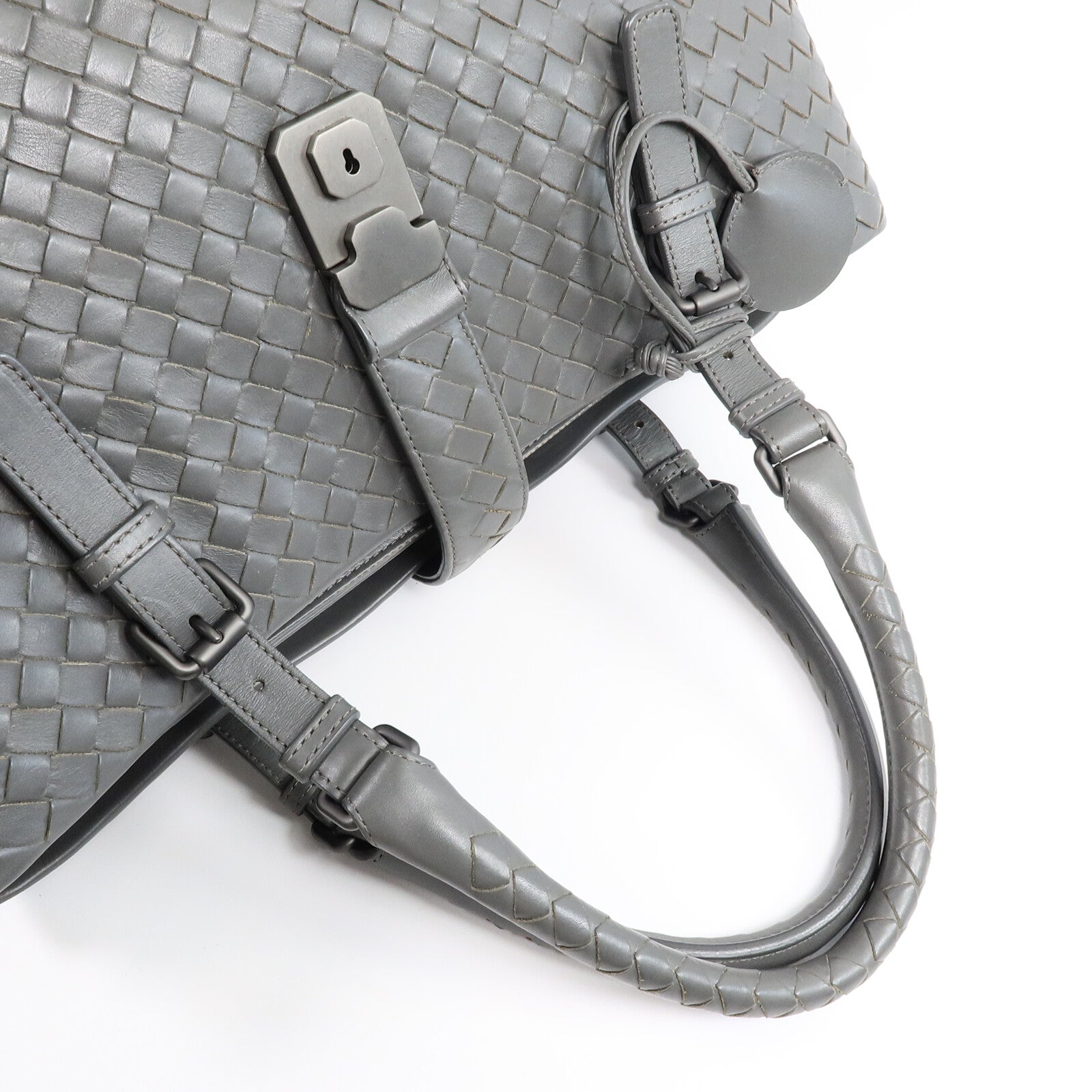 BOTTEGA VENETA 牛皮皮革Bottega Veneta Intrecciato Roma Bag肩背袋