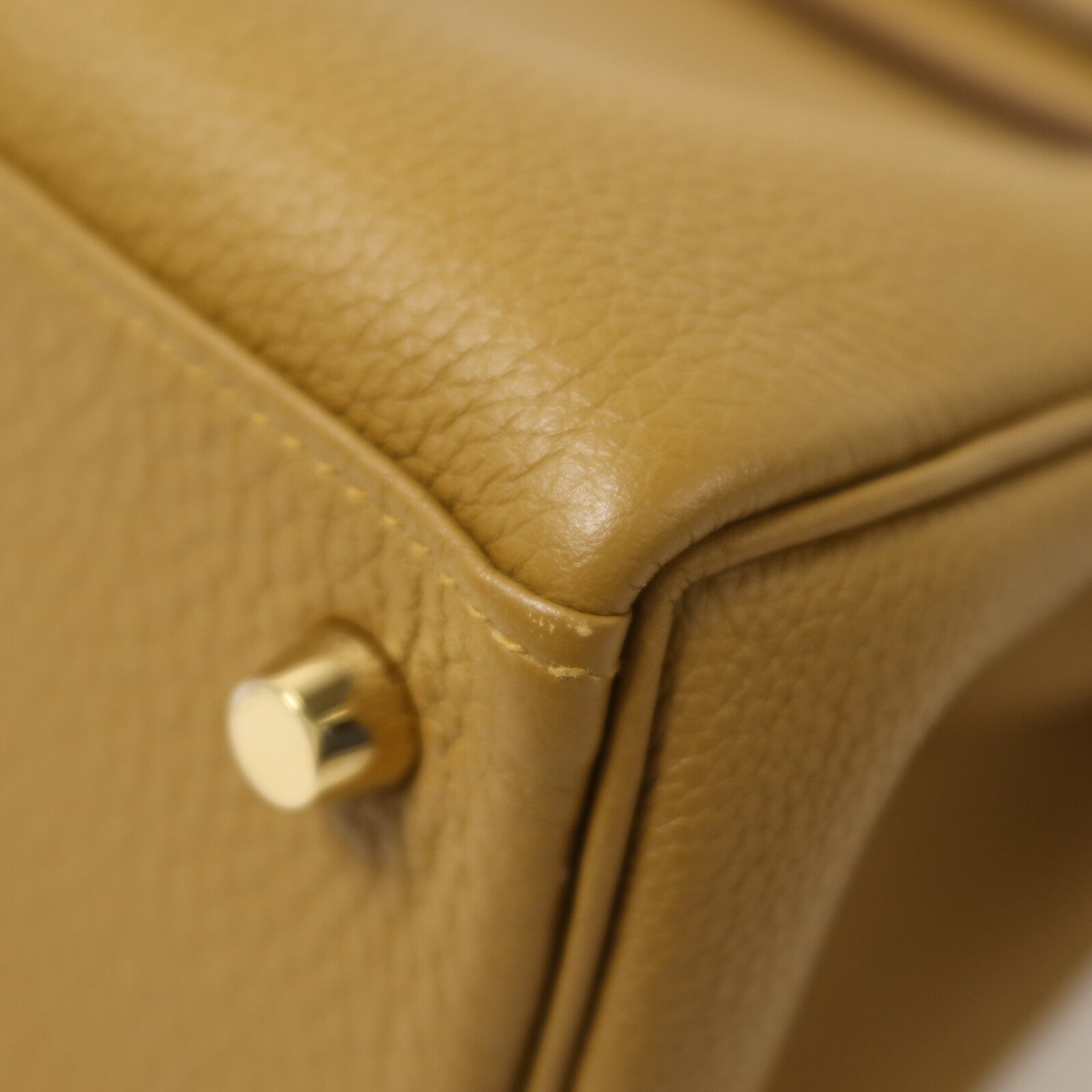 HERMES Togo皮革Kelly 25手挽肩背兩用袋Bronze Dore