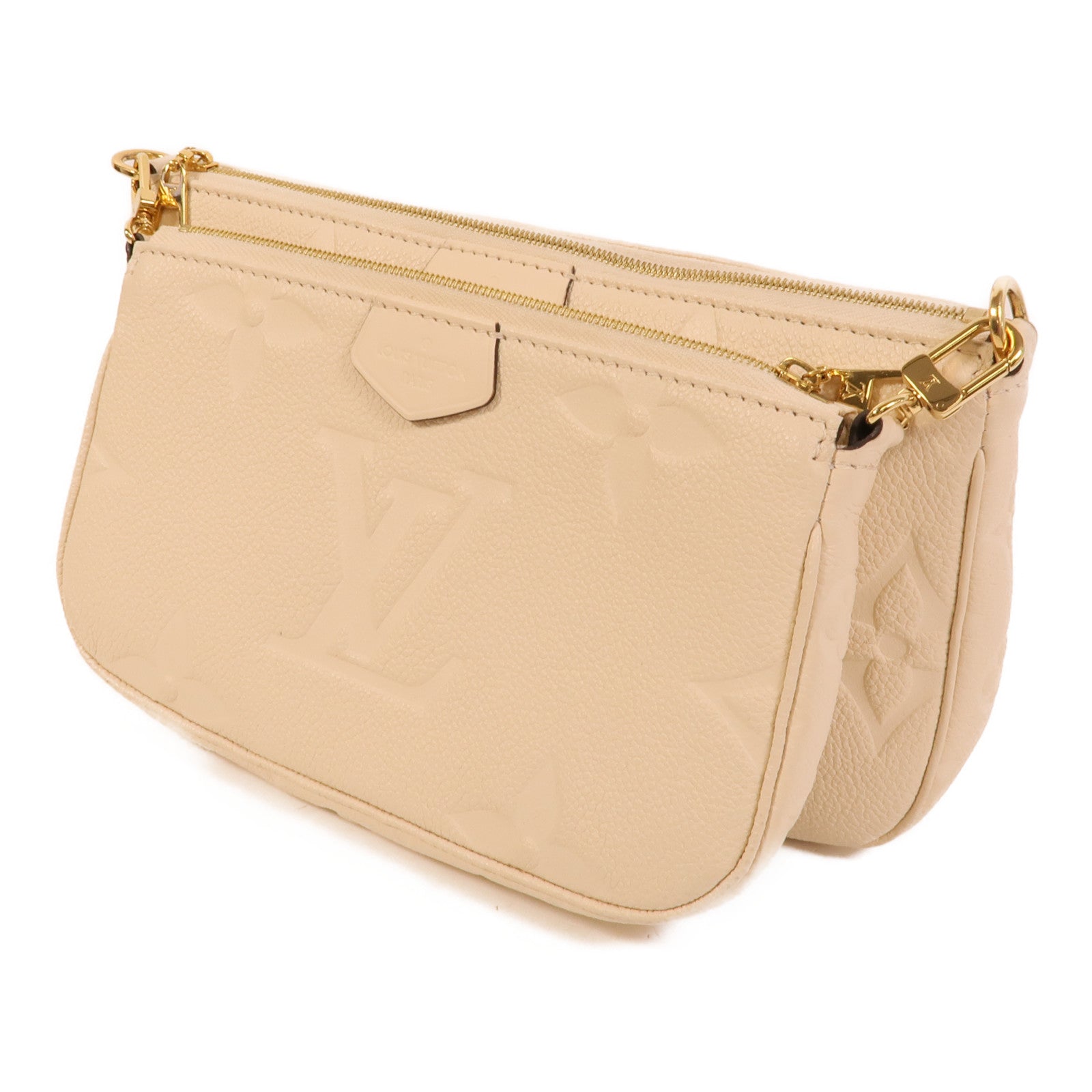 LOUIS VUITTON Monogram Empreinte Multi Pochette Accessoires手挽肩背兩用袋