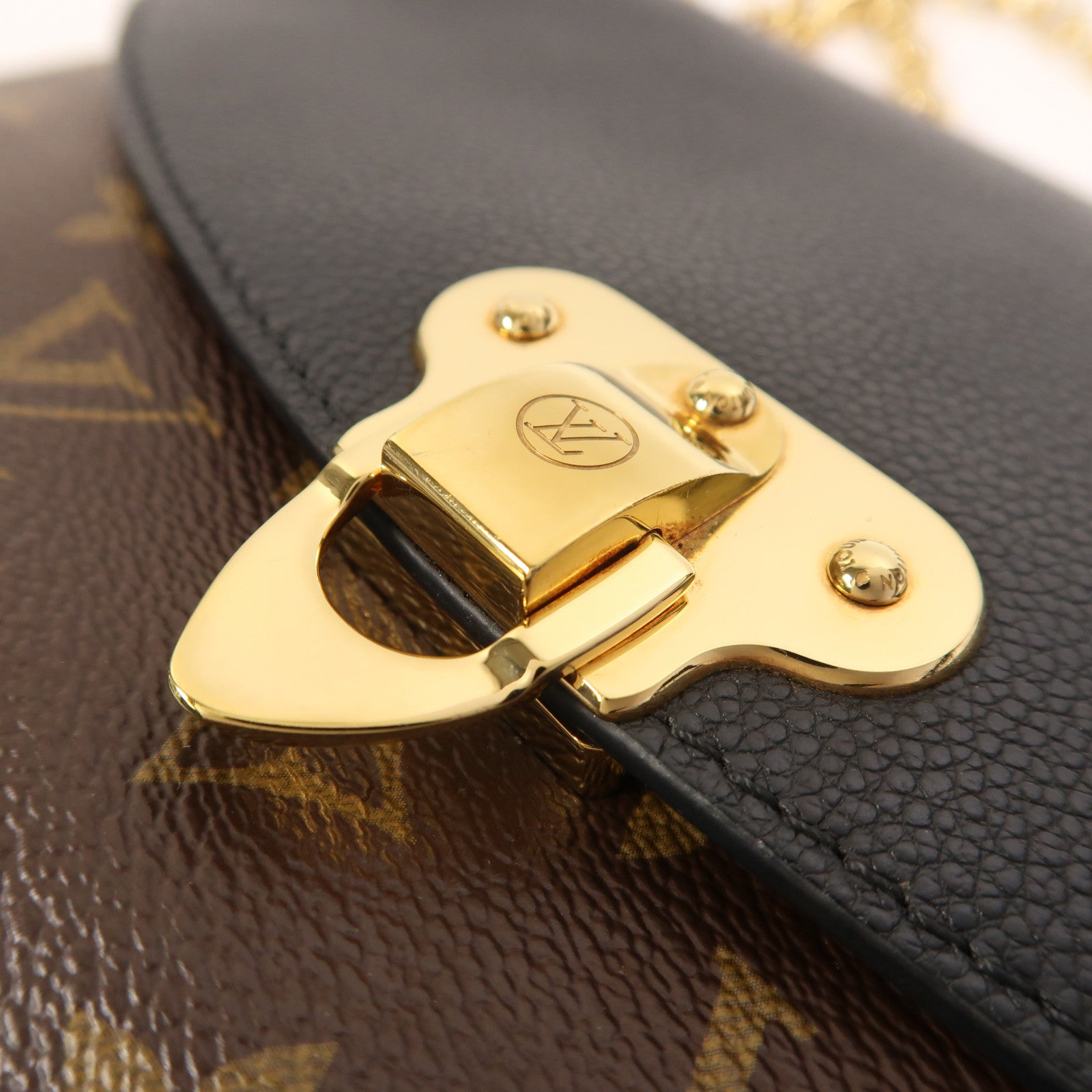 LOUIS VUITTON Monogram Saint Placide金扣鏈帶肩背袋