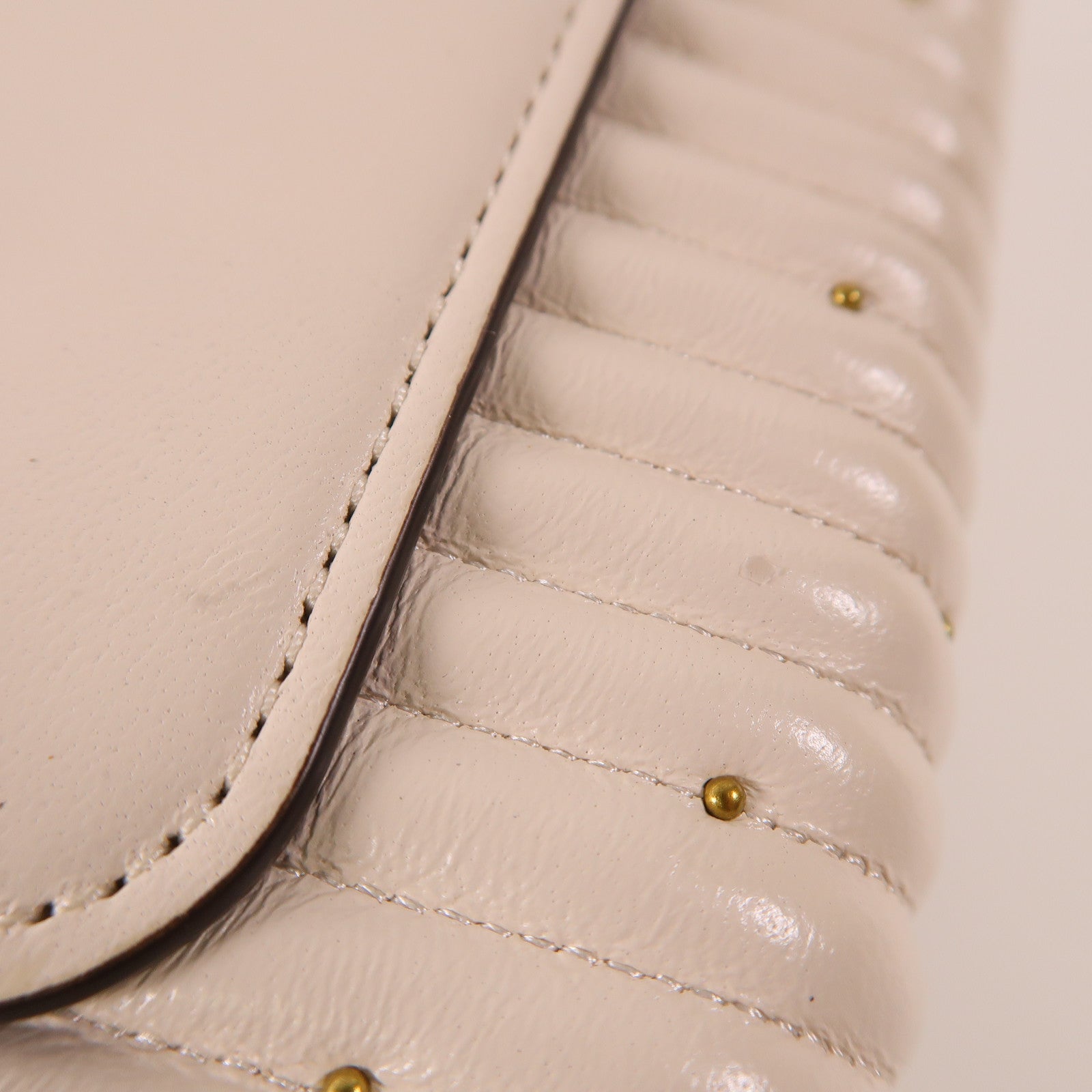 COACH 羊皮皮革Chain Shoulder Bag金扣鏈帶肩背袋