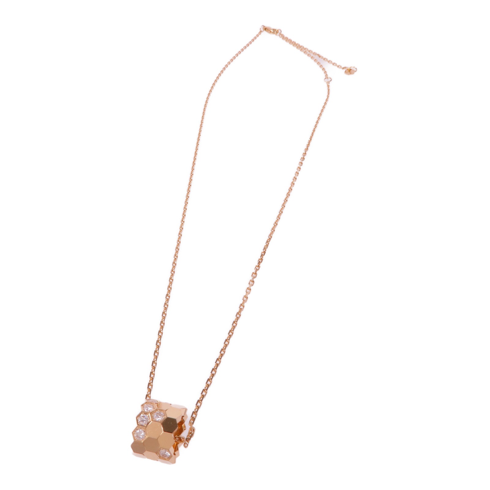 Chaumet 18K玫瑰金Bee de Chaumet鑽石項鍊
