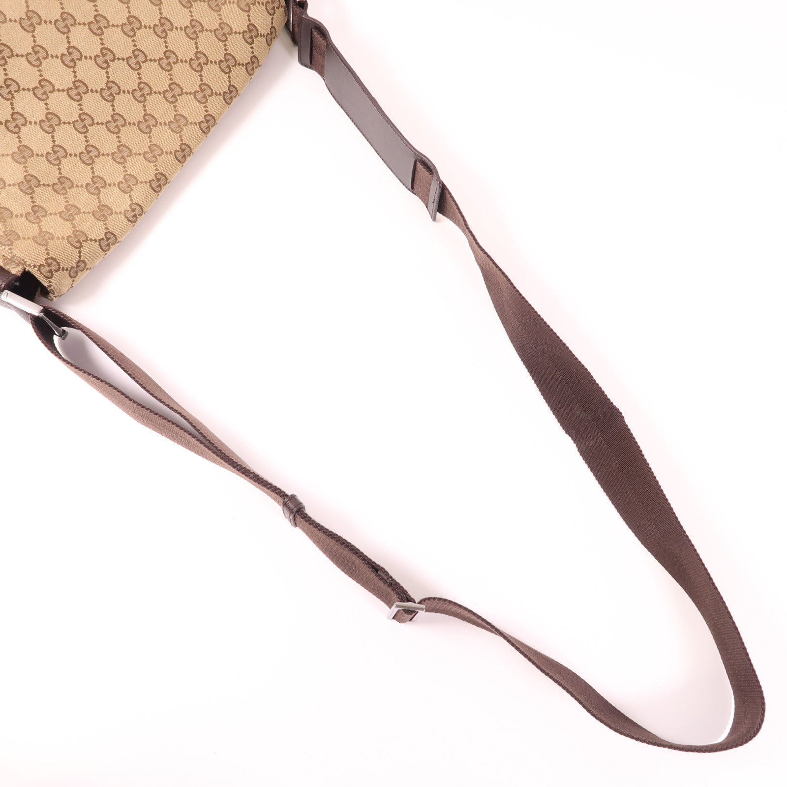 GUCCI GG SHW Shoulder Bag 146236 Canvas Brown