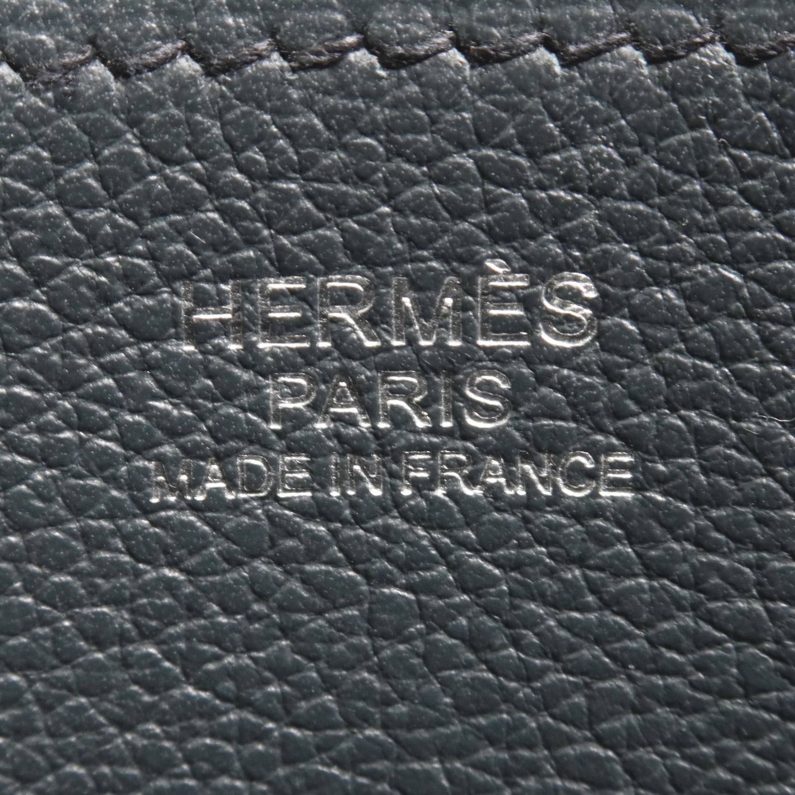 HERMES Evercolor皮革Halzan 25銀扣手挽肩背兩用袋