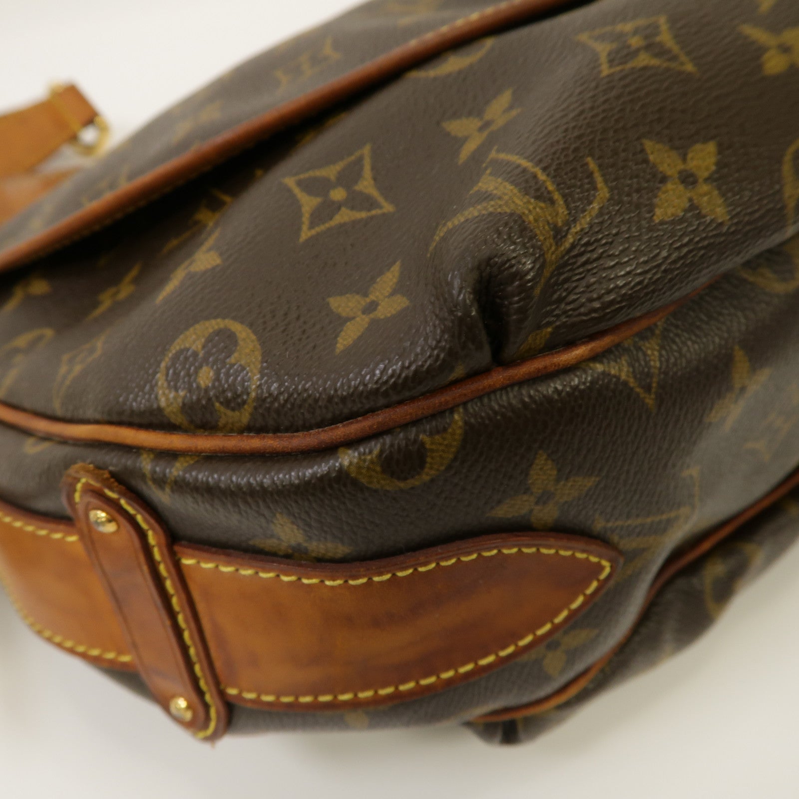 LOUIS VUITTON 【激減優惠】Monogram Tulum GM金扣肩背袋啡色