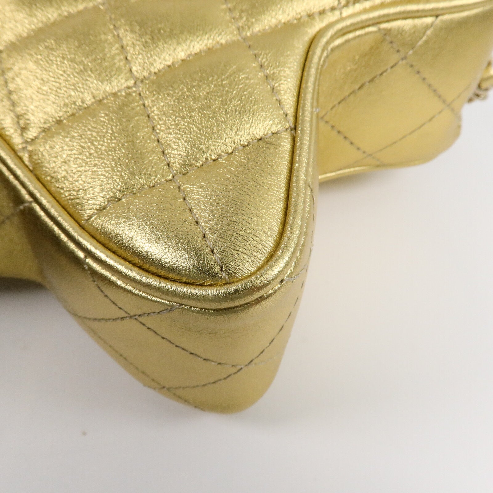 CHANEL 羊皮皮革Matelasse Star鏈帶肩背袋