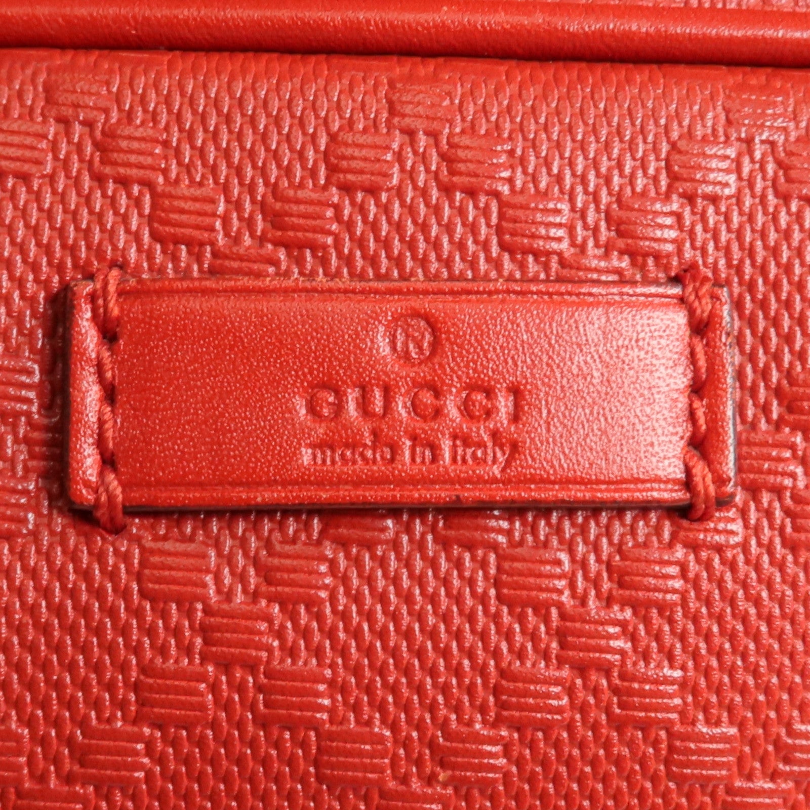 GUCCI 皮革Diamante金扣手挽肩背兩用袋