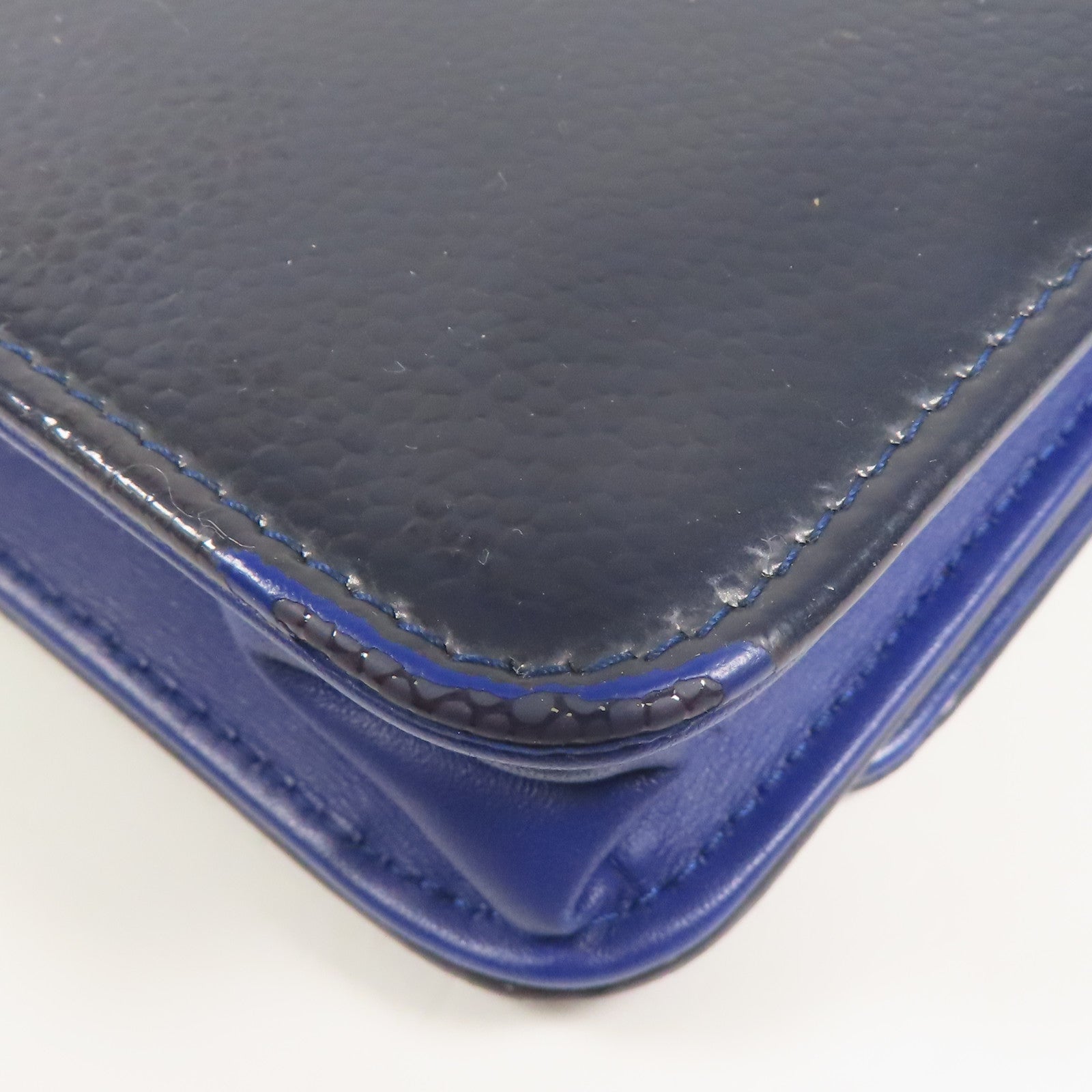 CHANEL 皮革WOC Wallet On Chain銀扣鏈帶肩背袋