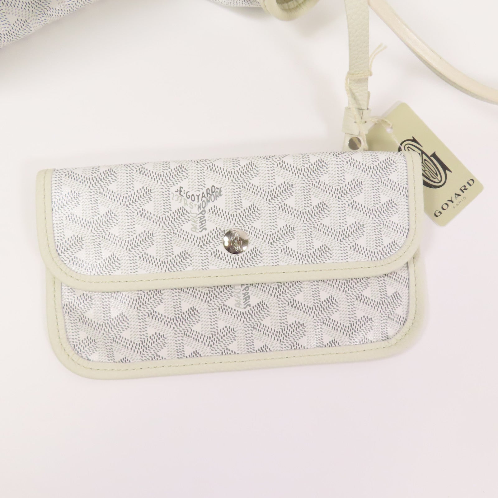 GOYARD 塗層帆布Sac Hardy PM銀扣肩背袋