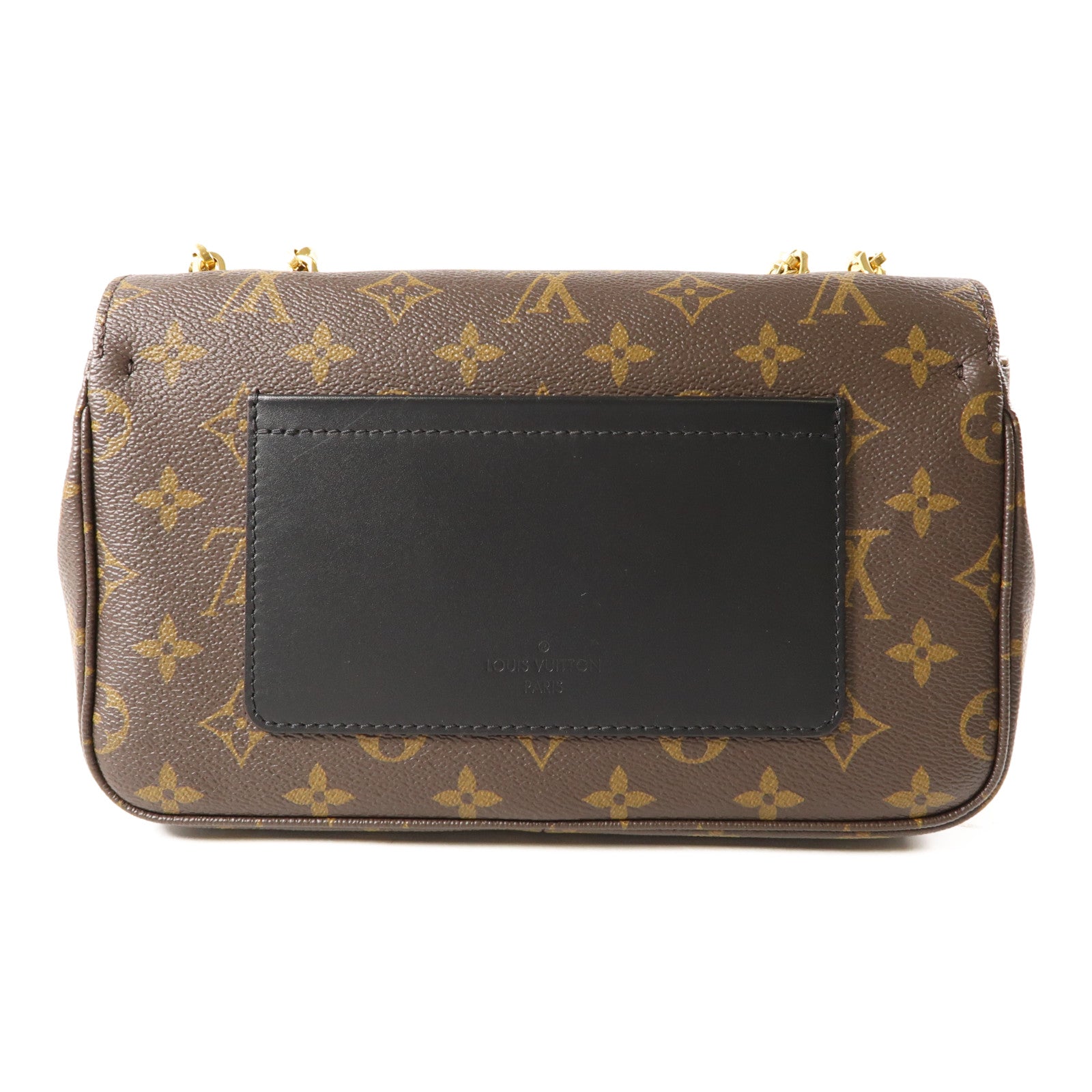 LOUIS VUITTON Monogram Marceau金扣肩背袋棕色
