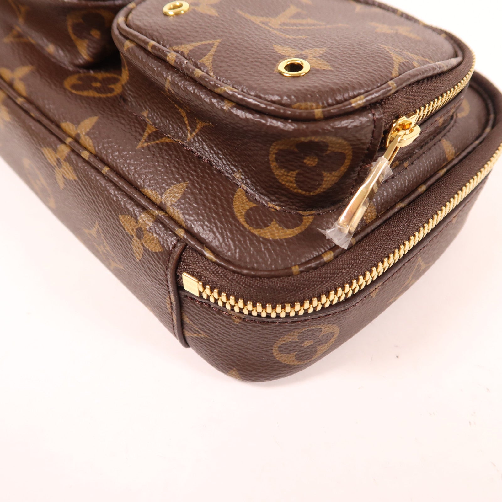 LOUIS VUITTON Monogram Utility金扣手挽肩背兩用袋