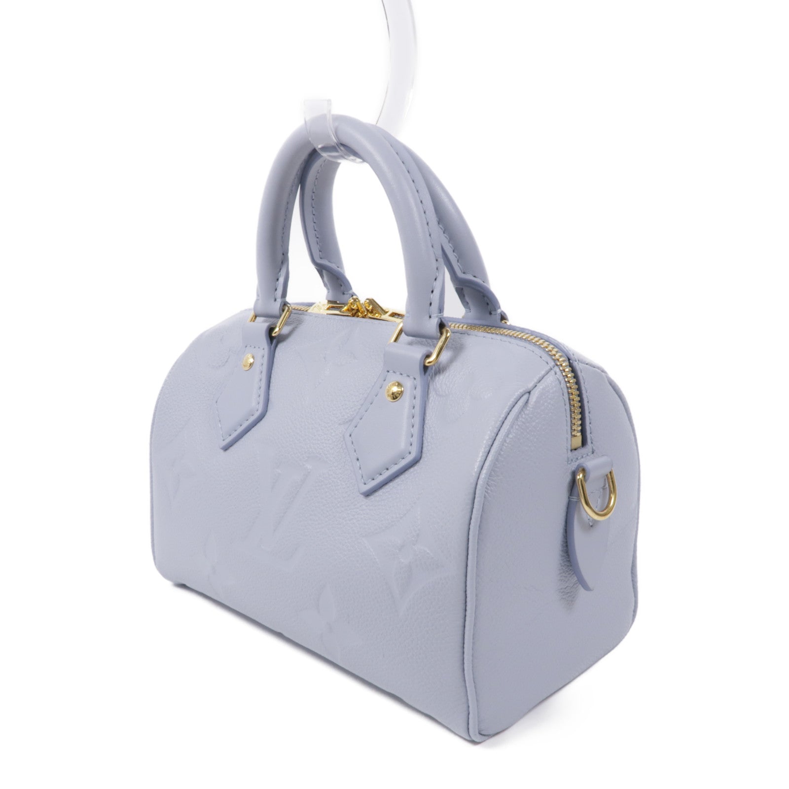 LOUIS VUITTON Monogram Empreinte Speedy Bandouliere 20金扣手挽肩背兩用袋