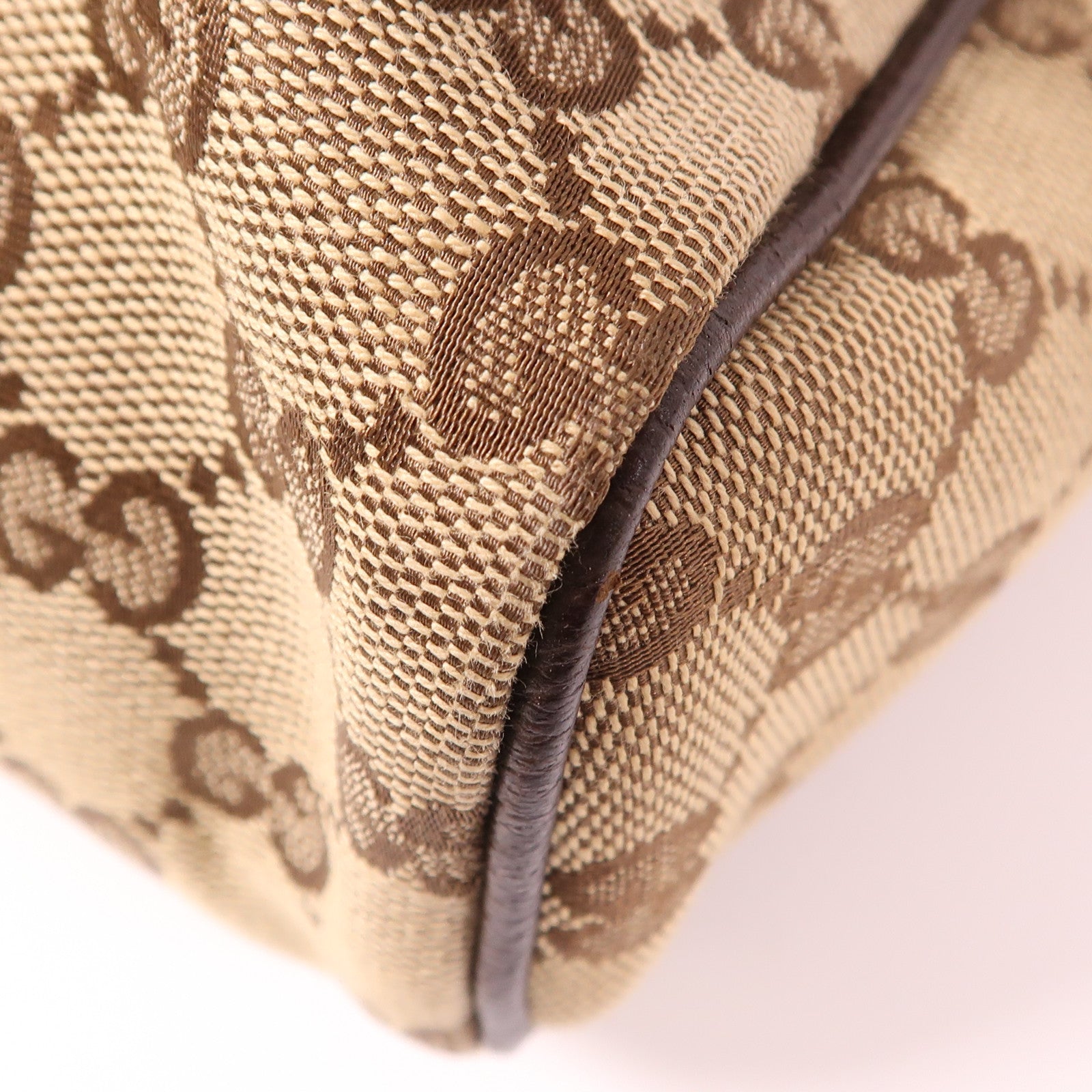 GUCCI GG SHW Shoulder Bag 146236 Canvas Brown