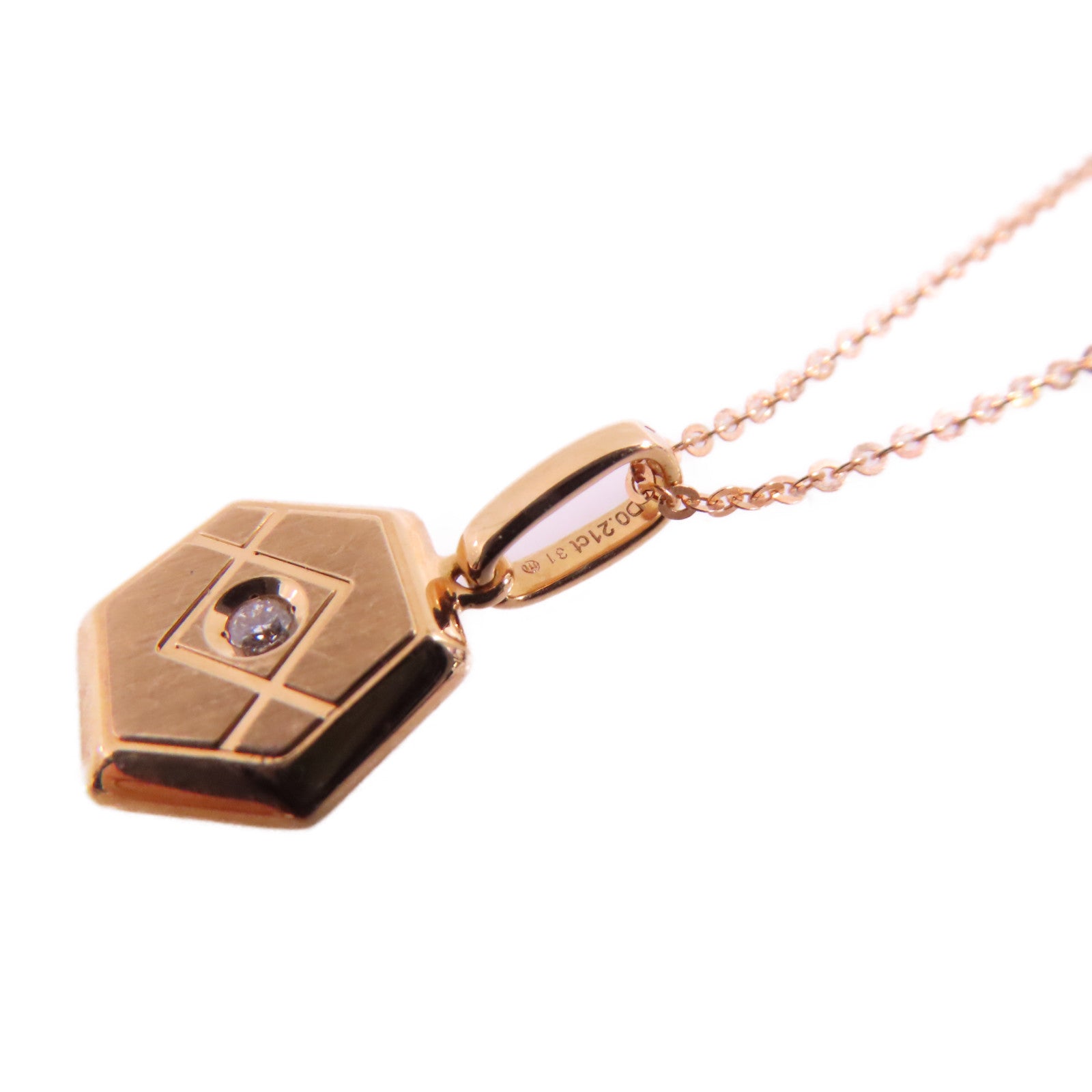 JEWELRY 【激減優惠】18K玫瑰金/鑽石Diamond Necklace項鏈