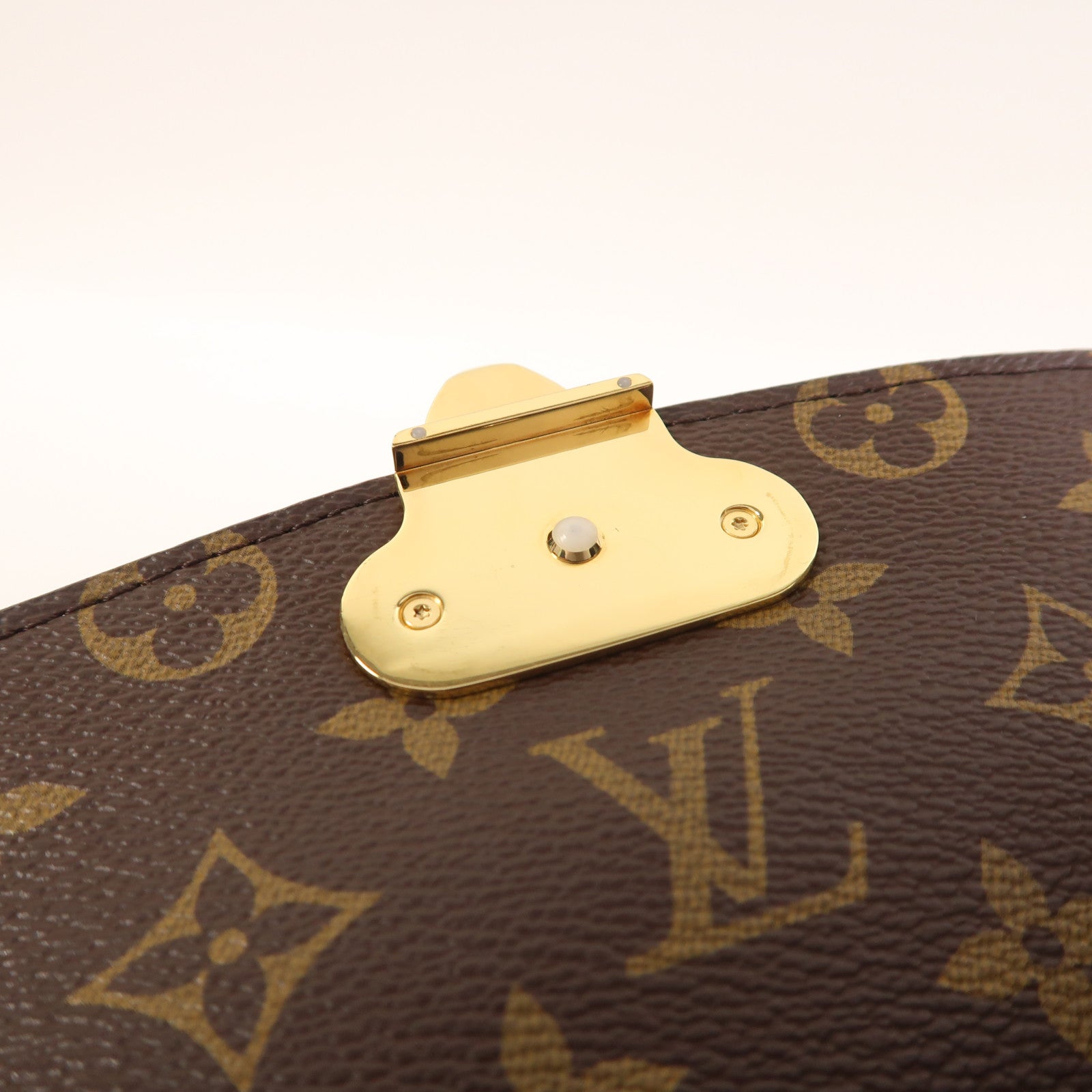 LOUIS VUITTON Monogram Saint Placide金扣鏈帶肩背袋