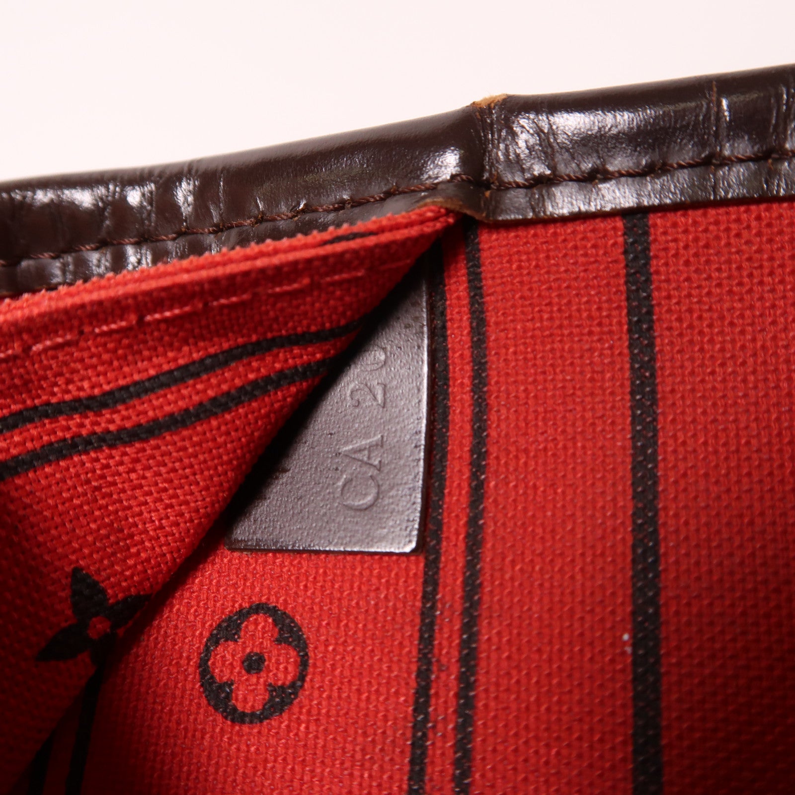 LOUIS VUITTON 【激減優惠】Damier Ebene Neverfull MM金扣手挽袋啡色