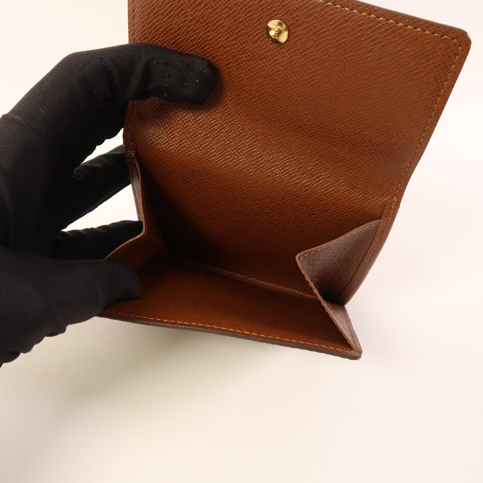 LOUIS VUITTON Monogram Portefeuille Elise Wallet金扣錢包