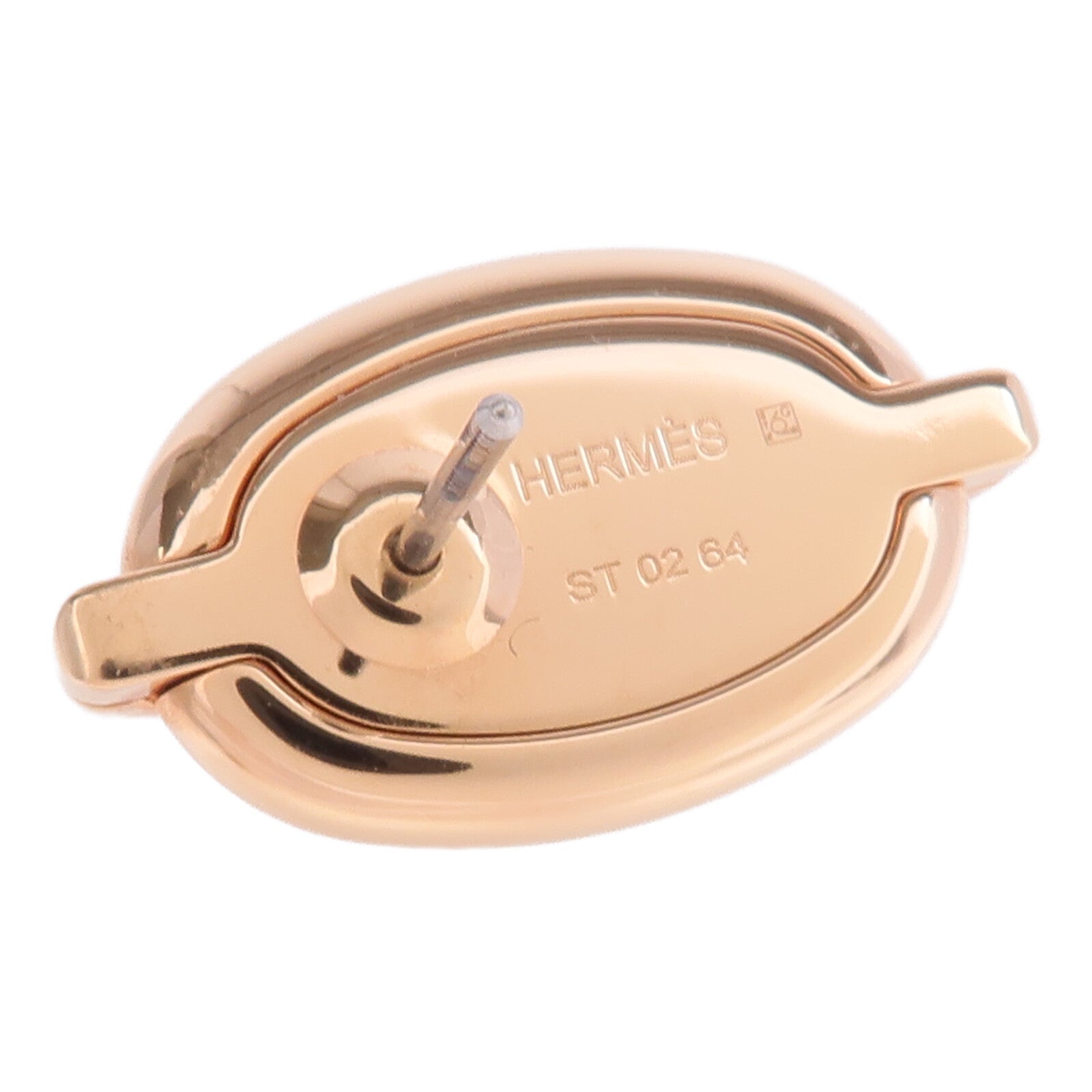 HERMES 金屬Mini Maillon耳環