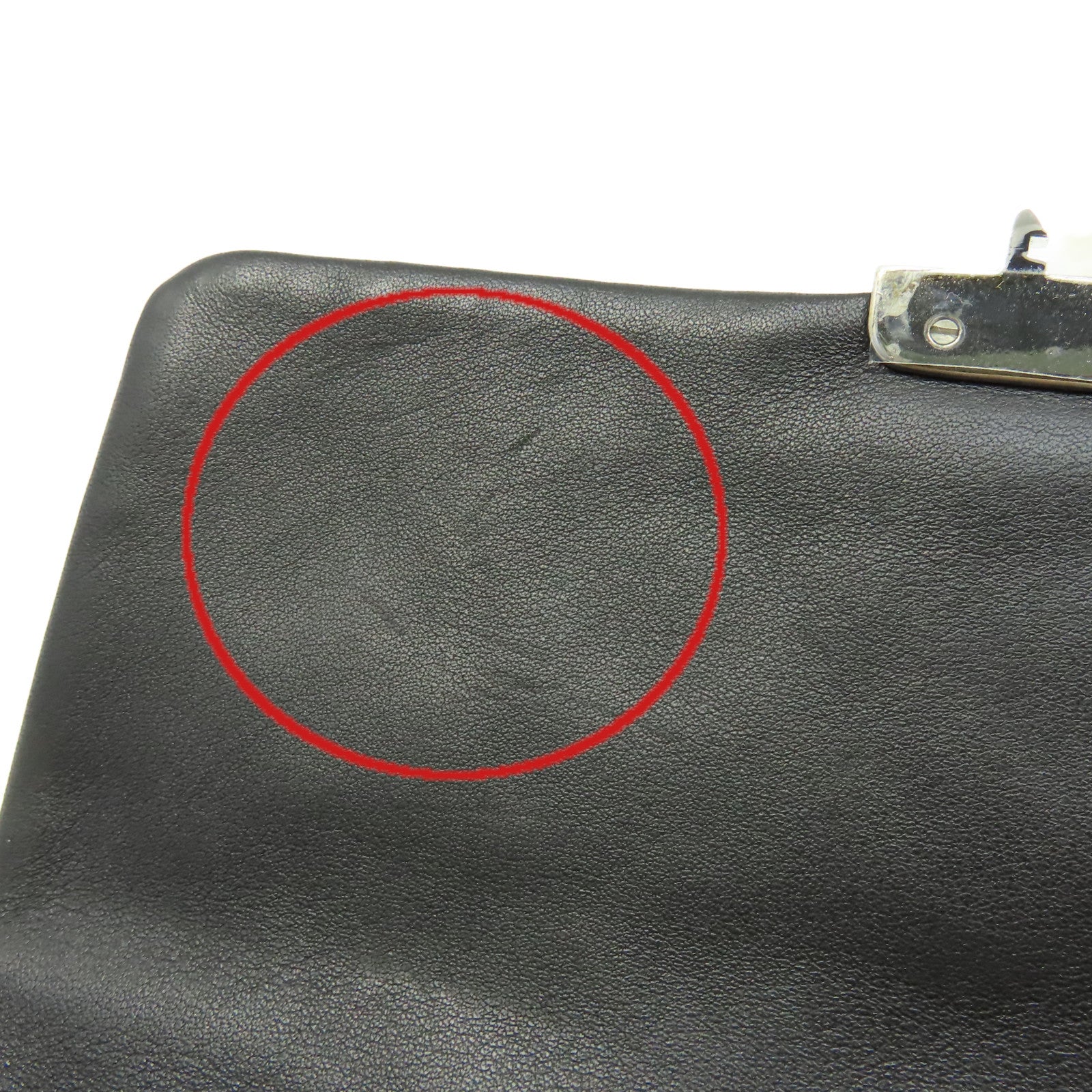 Dior 漆皮皮革Chain Shoulder Bag銀扣鏈帶肩背袋黑色