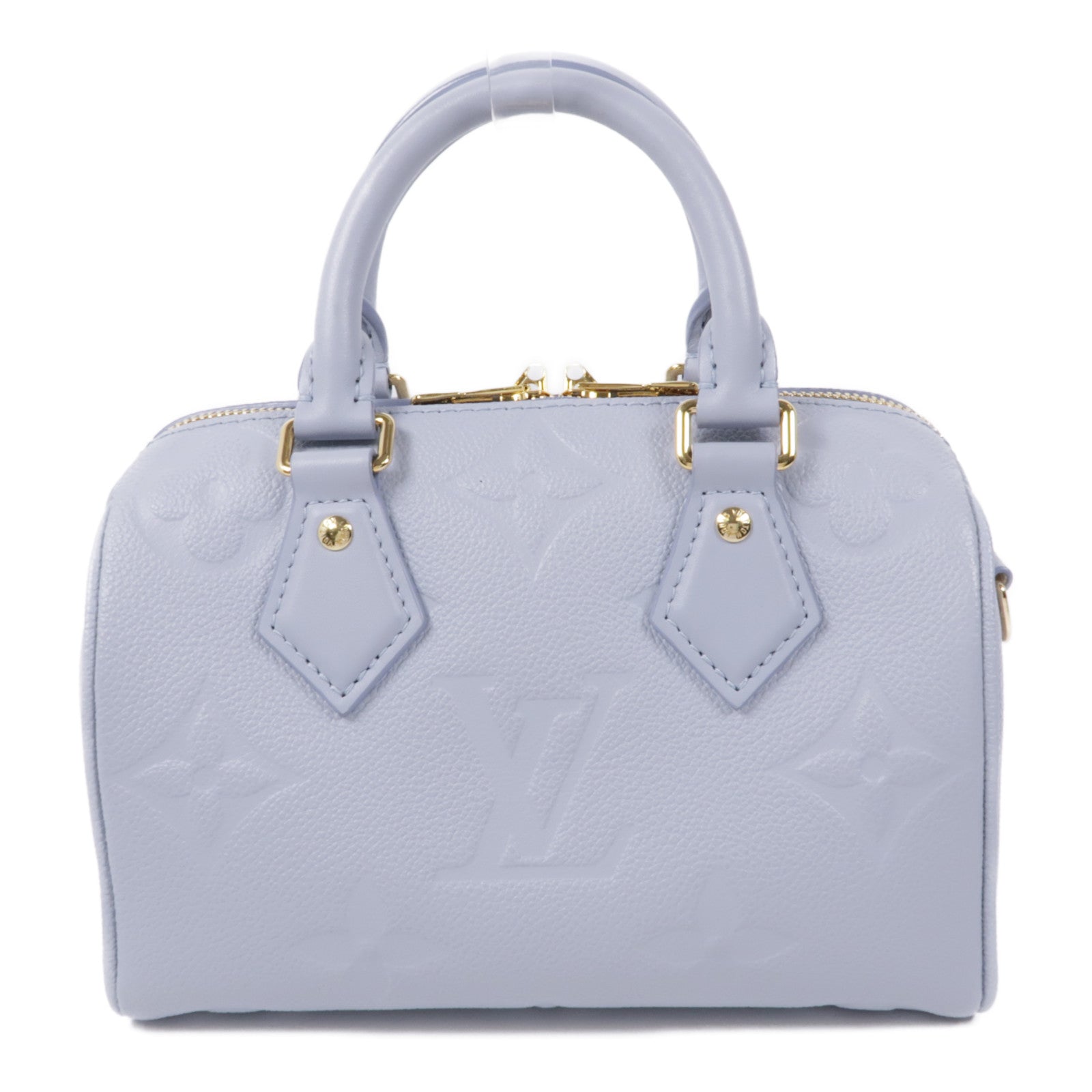 LOUIS VUITTON Monogram Empreinte Speedy Bandouliere 20金扣手挽肩背兩用袋
