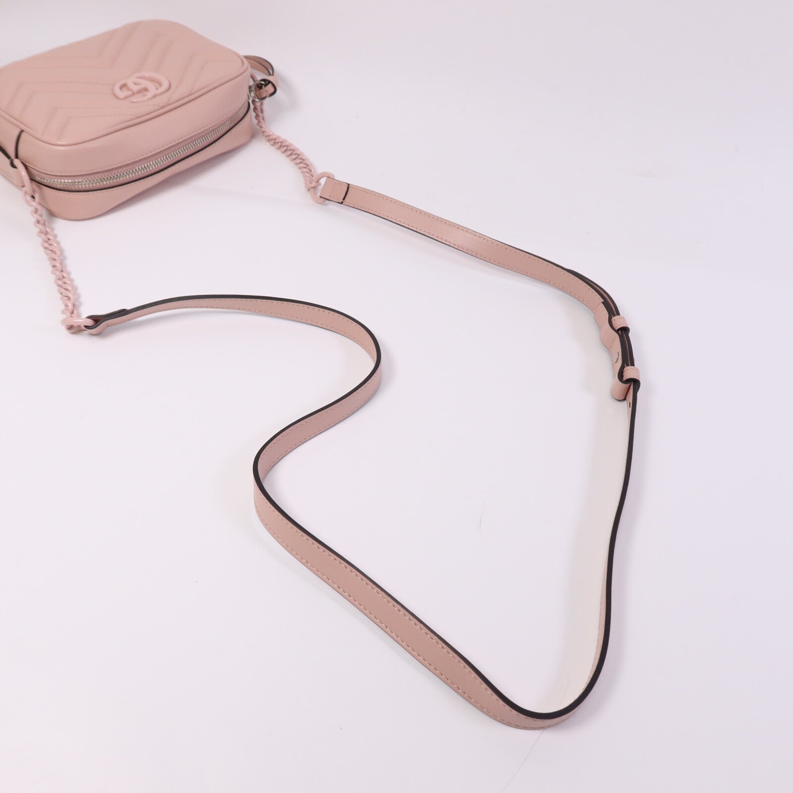 GUCCI 牛皮皮革Mini GG Marmont肩背袋