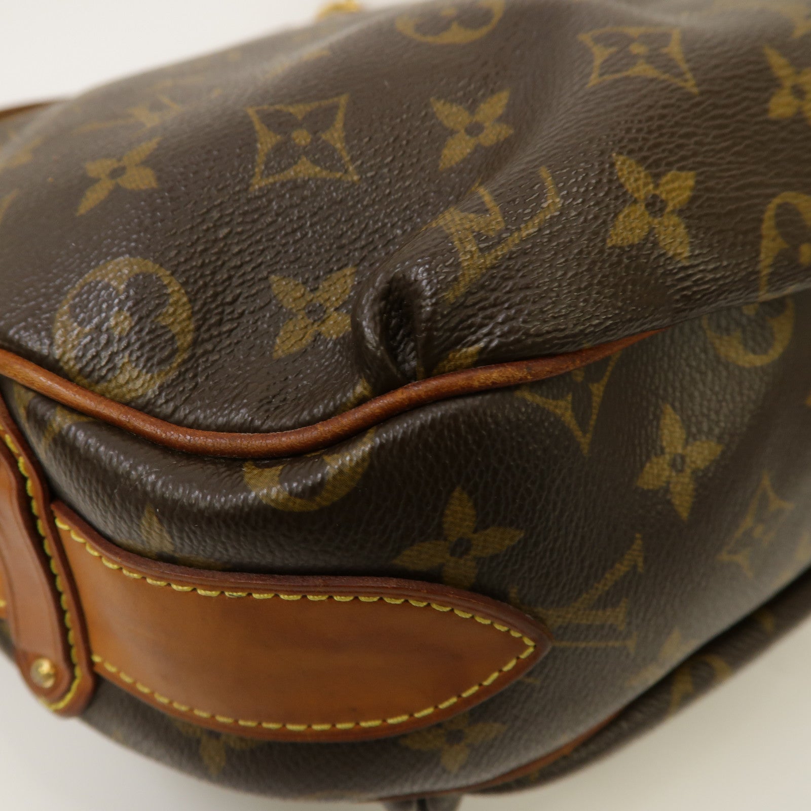 LOUIS VUITTON 【激減優惠】Monogram Tulum GM金扣肩背袋啡色