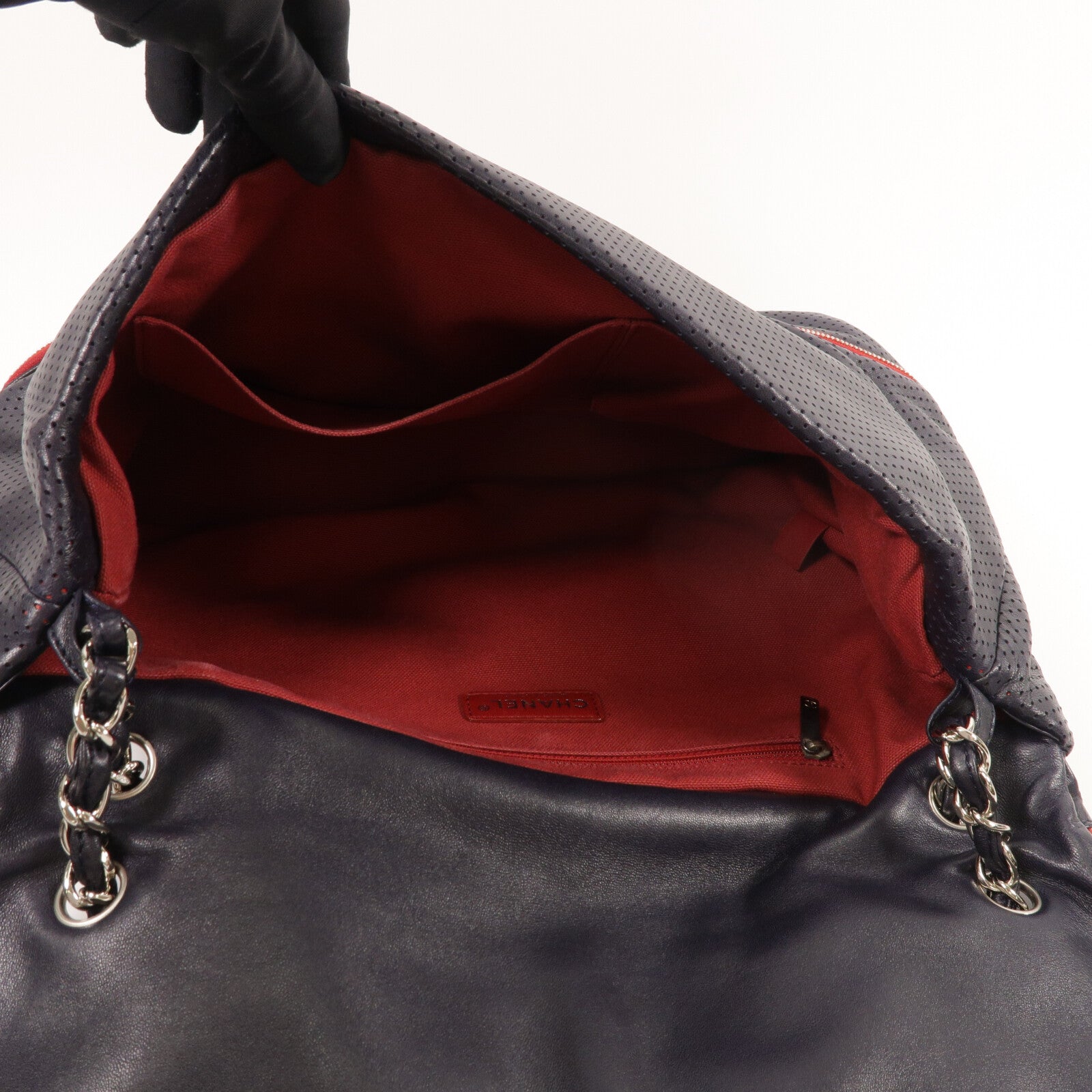 CHANEL 羊皮皮革Chain Shoulder 鏈帶肩背袋