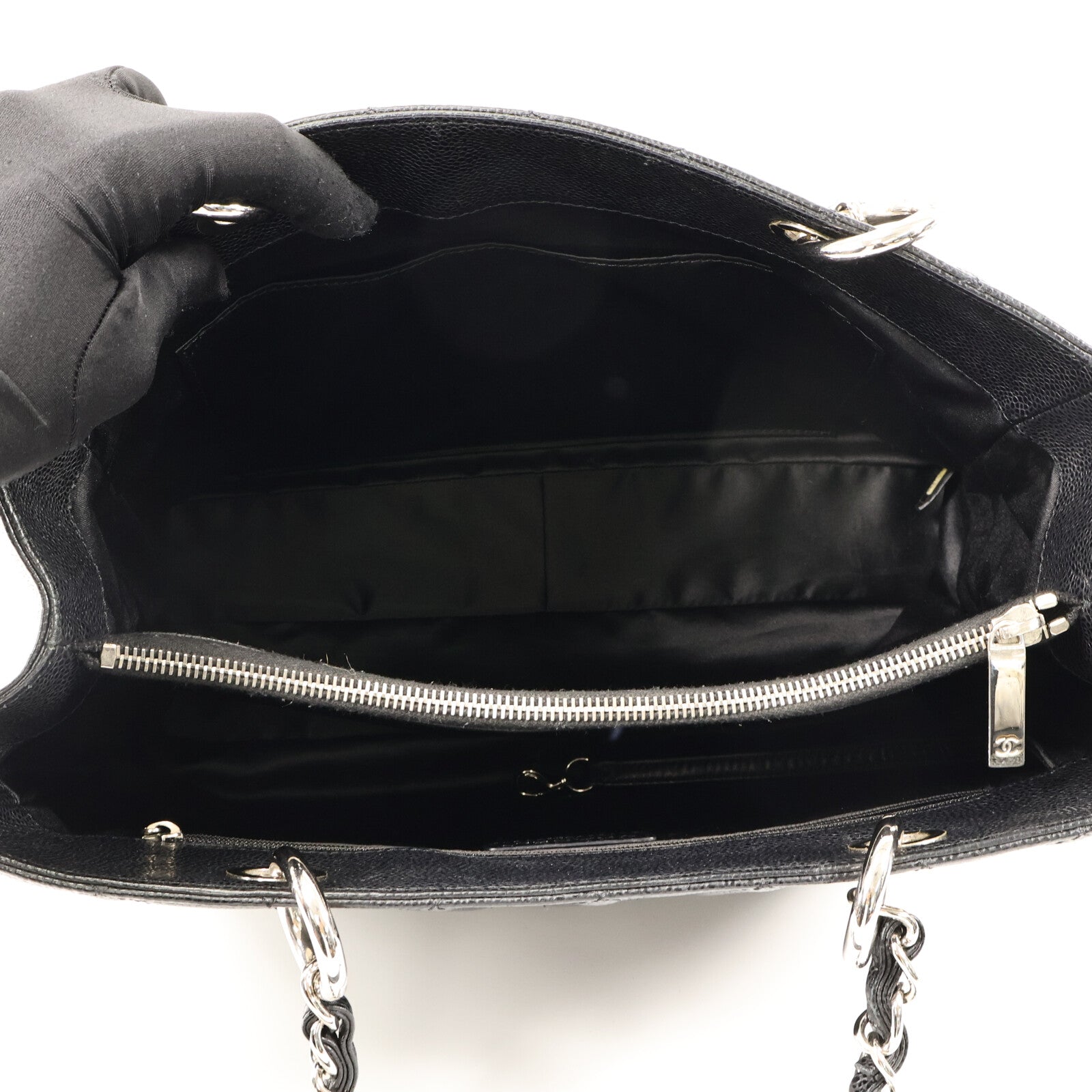 CHANEL GST Grand Shopping Tote Bag鏈帶肩背袋