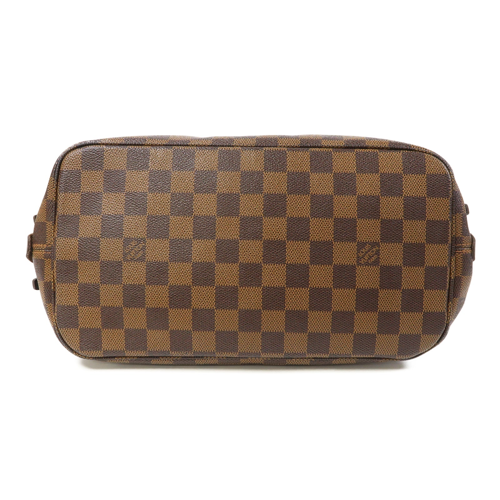 LOUIS VUITTON Damier Ebene Cabas Rivington金扣肩背袋啡色