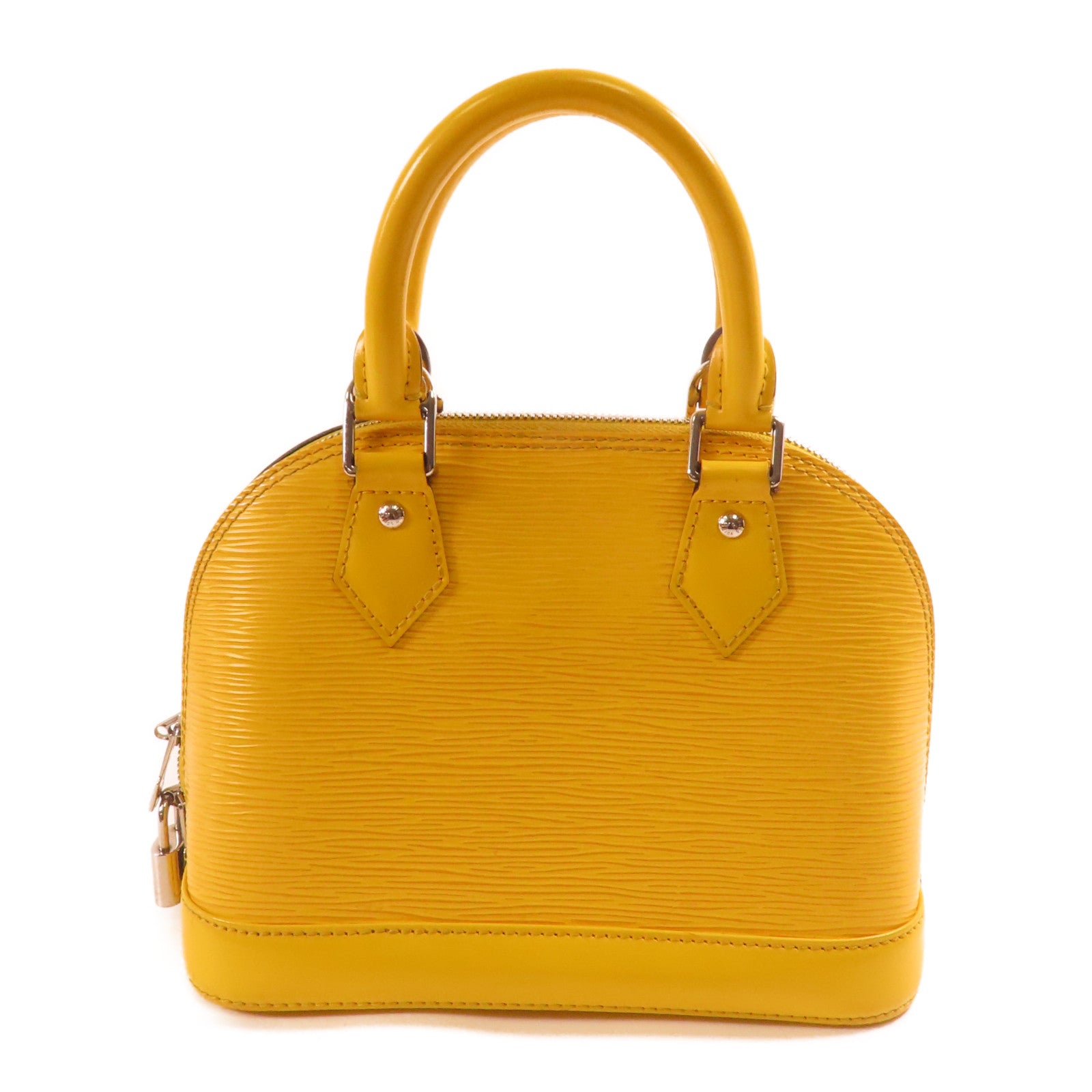 LOUIS VUITTON Epi Alma BB銀扣手挽肩背兩用袋