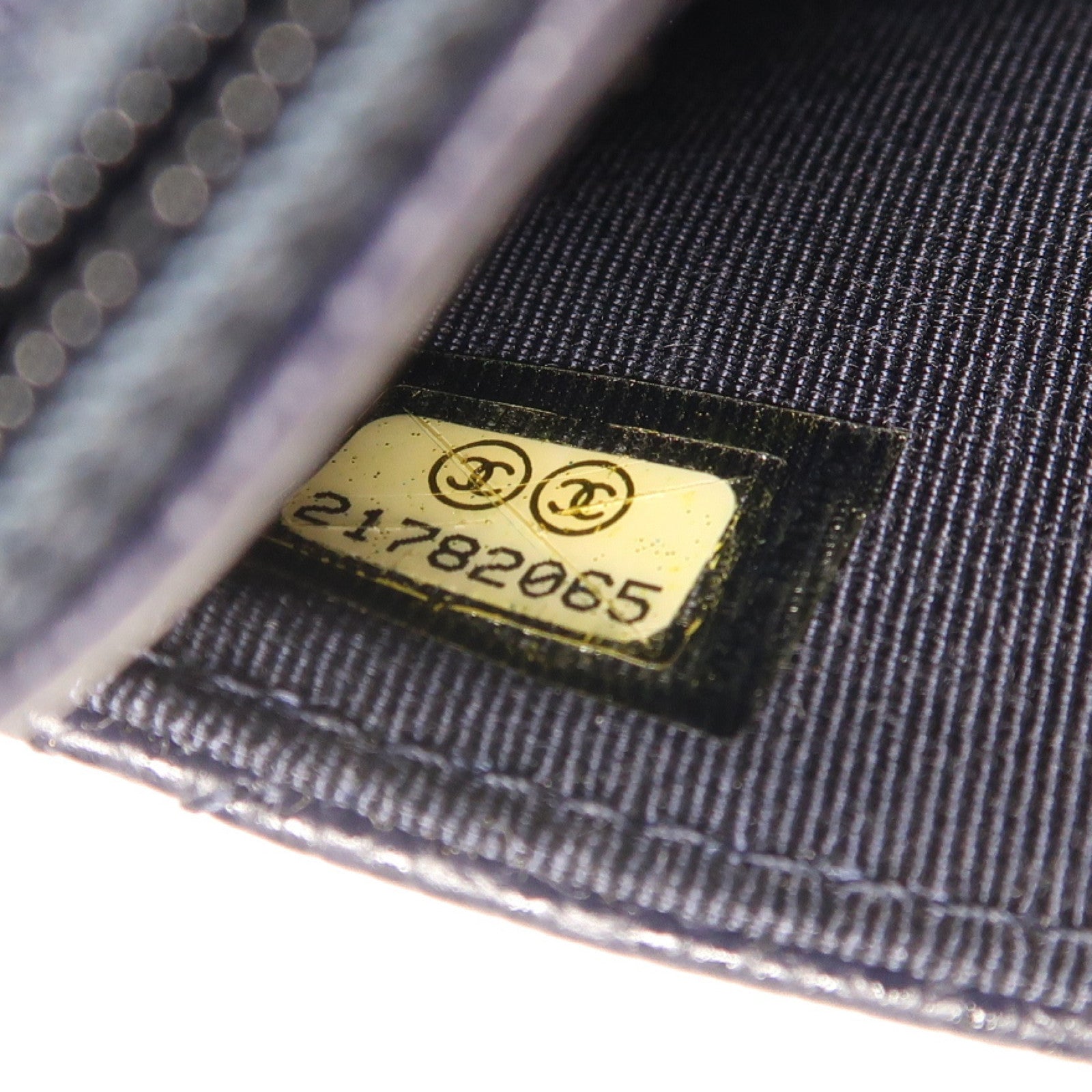 CHANEL 菱格牛皮皮革WOC Wallet On Chain金扣鏈帶肩背袋深藍色