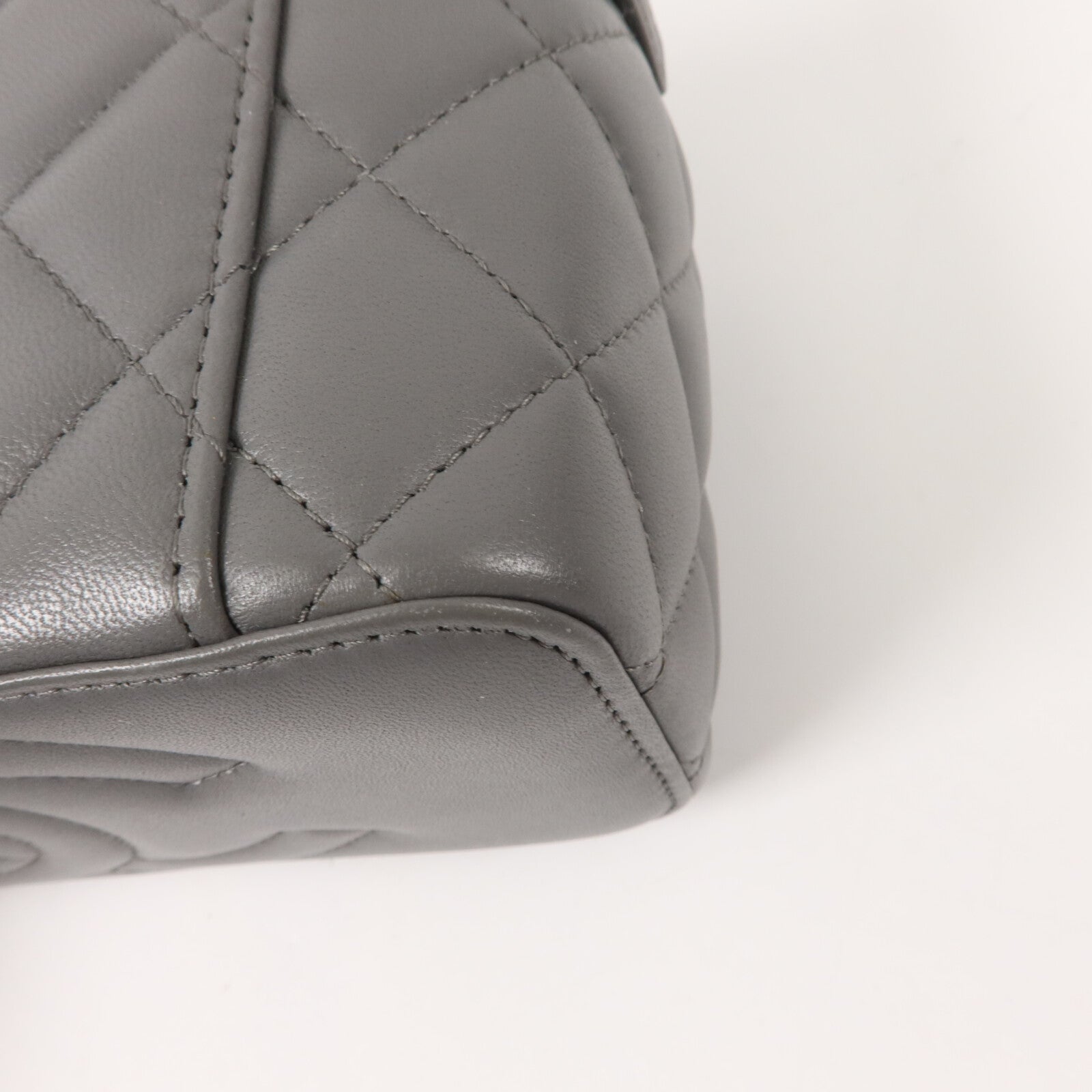 CHANEL 羊皮皮革Vanity Bag鏈帶手挽肩背兩用袋