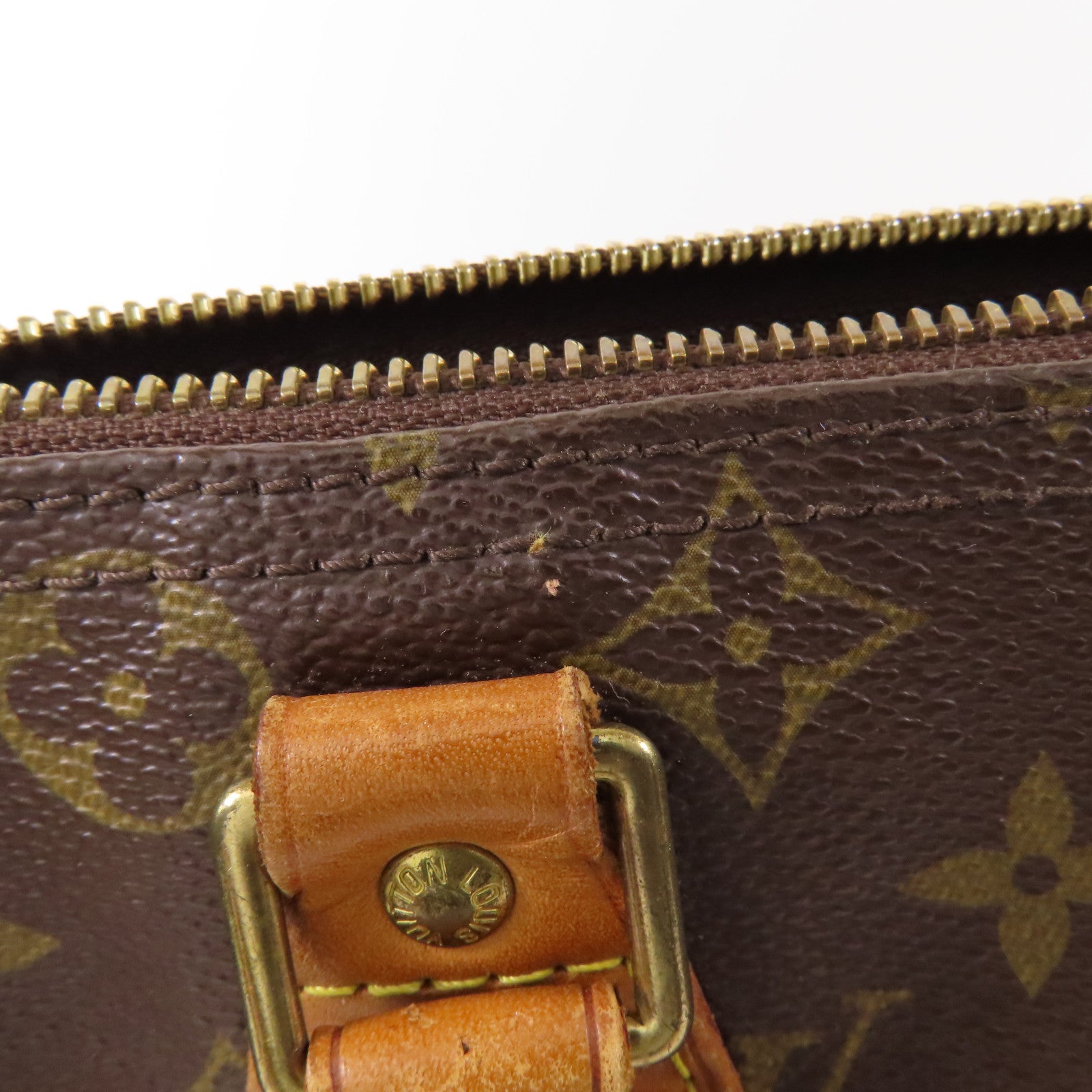 LOUIS VUITTON LV GHW Speedy 30 Handbag M41108 Monogram Brown