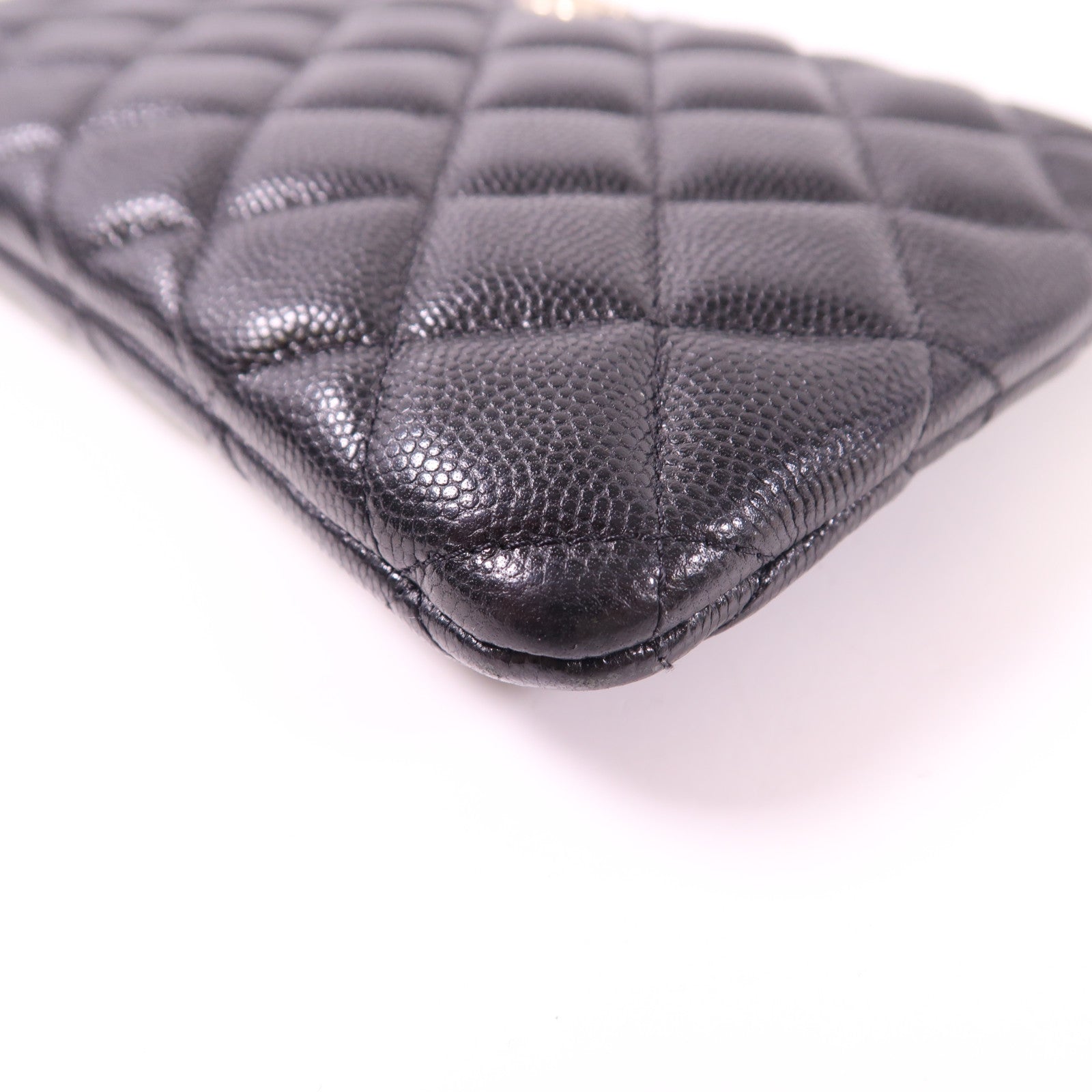 CHANEL 牛皮皮革Clutch金扣手拿包
