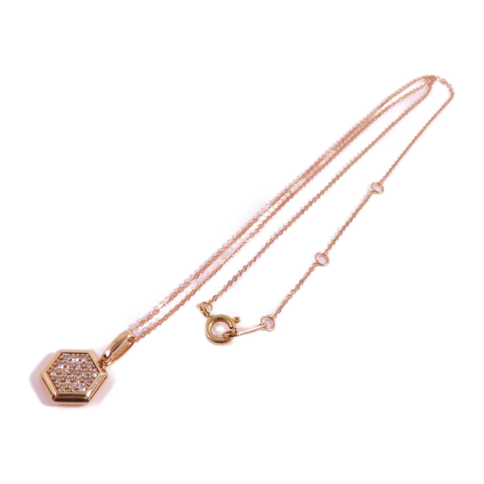 JEWELRY 【激減優惠】18K玫瑰金/鑽石Diamond Necklace項鏈