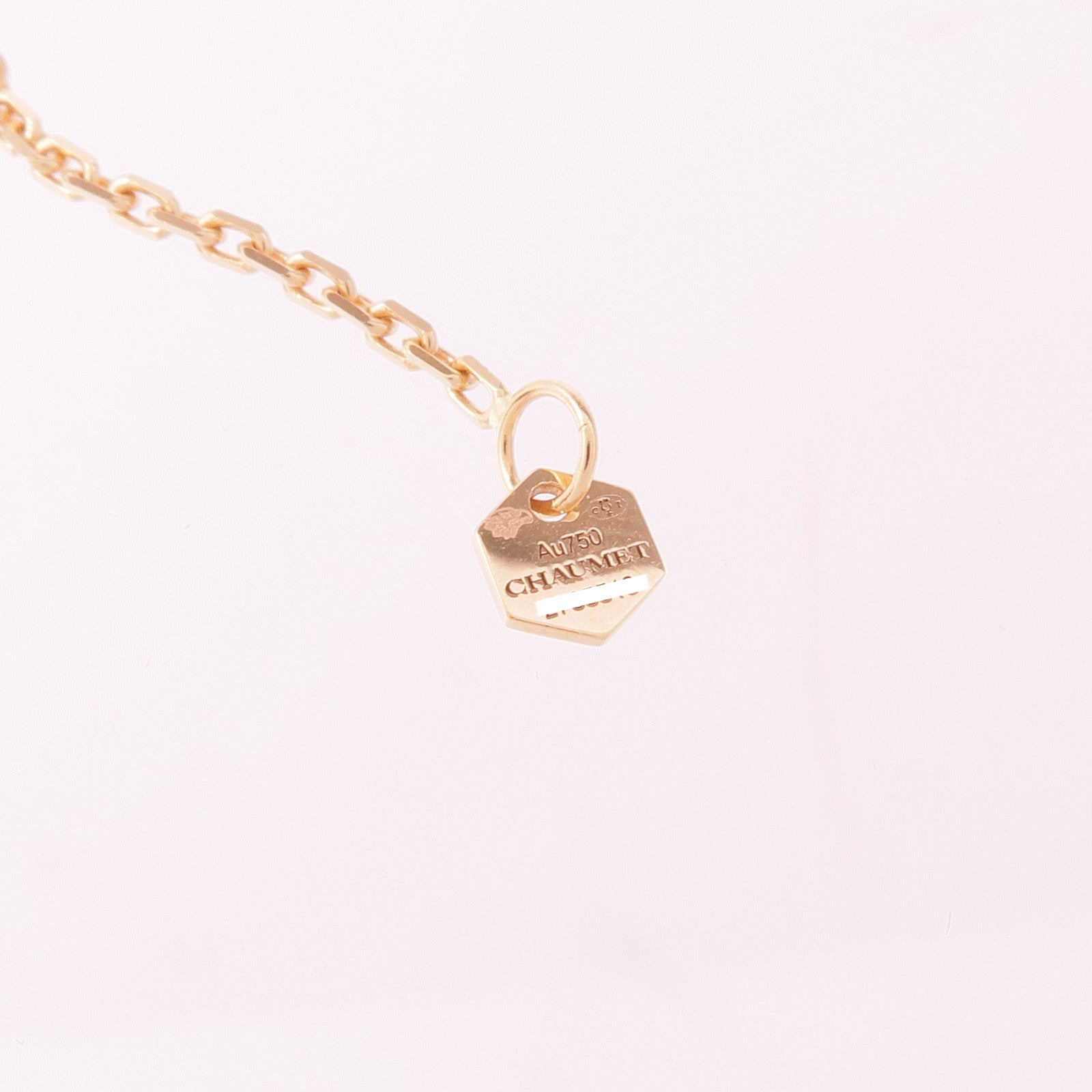 Chaumet 18K玫瑰金Bee de Chaumet鑽石項鍊