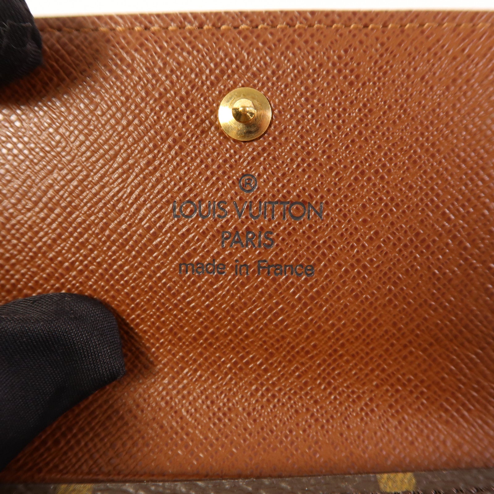LOUIS VUITTON Monogram Portefeuille Elise Wallet金扣錢包