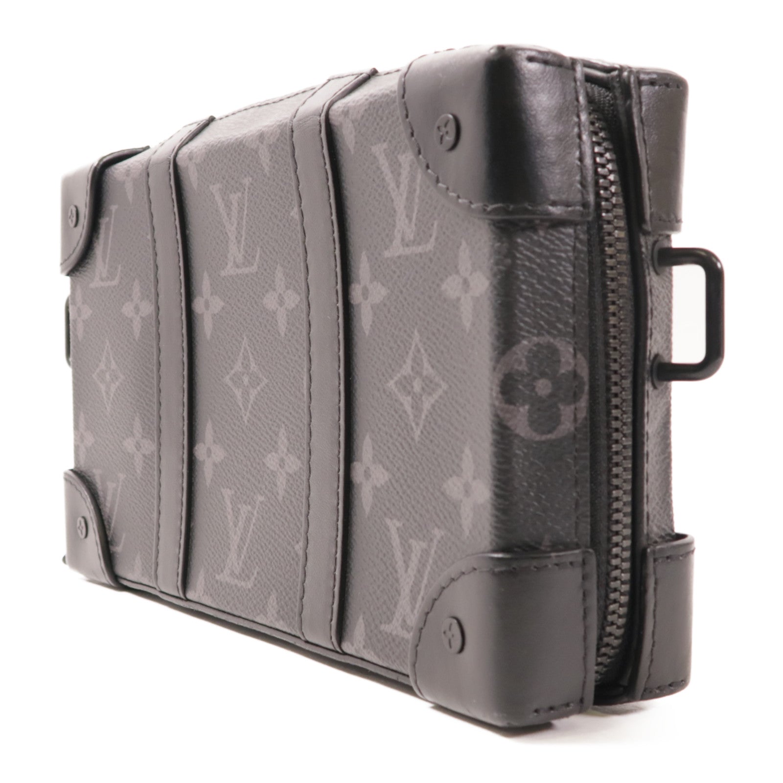 LOUIS VUITTON LV Soft Trunk Wallet Shoulder Bag M69838 Monogram Eclipse Black