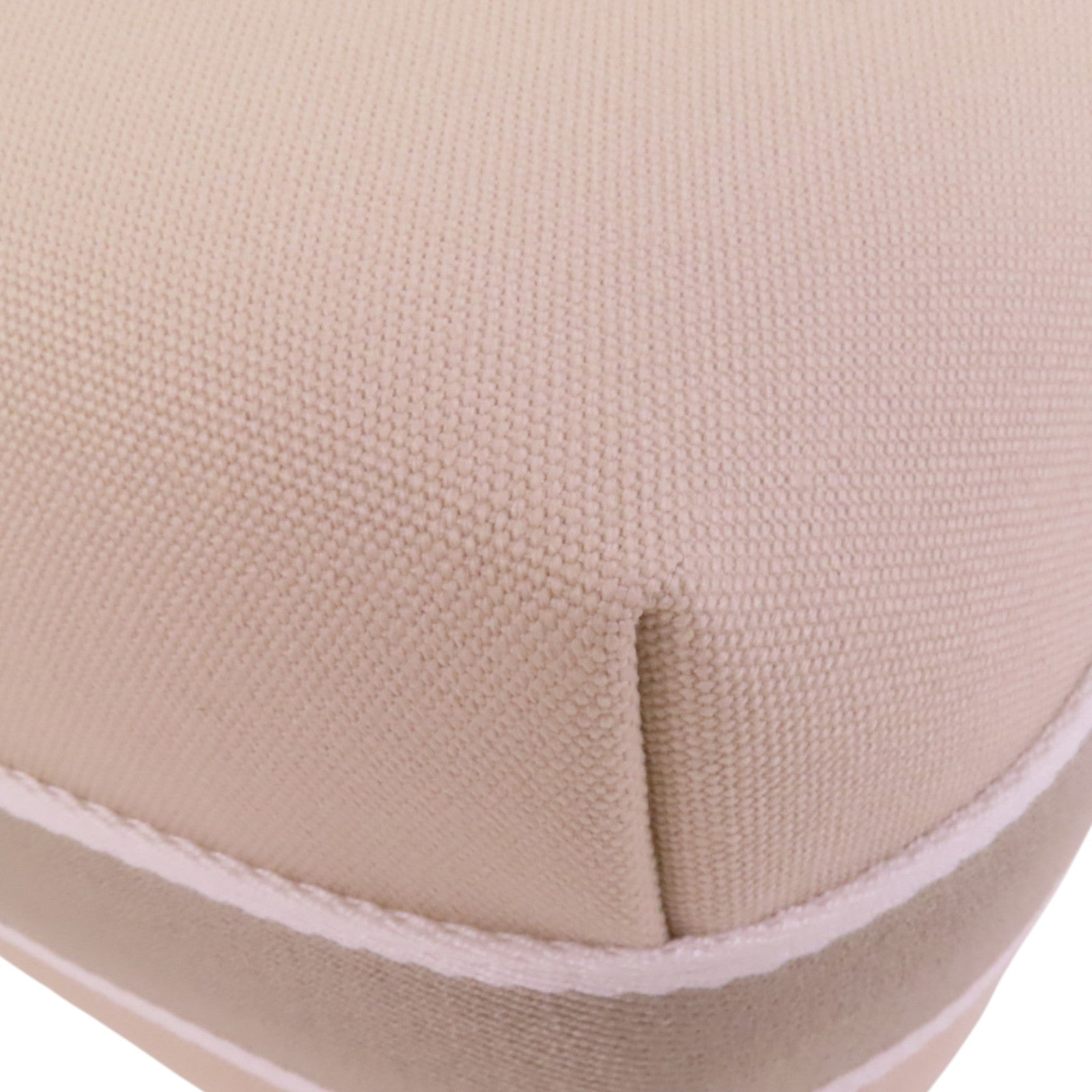 HERMES 帆布Bride-A-Brac銀扣手挽袋