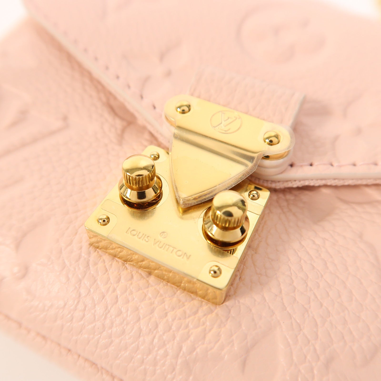 LOUIS VUITTON Monogram Empreinte Micro Metis金扣手挽肩背兩用袋