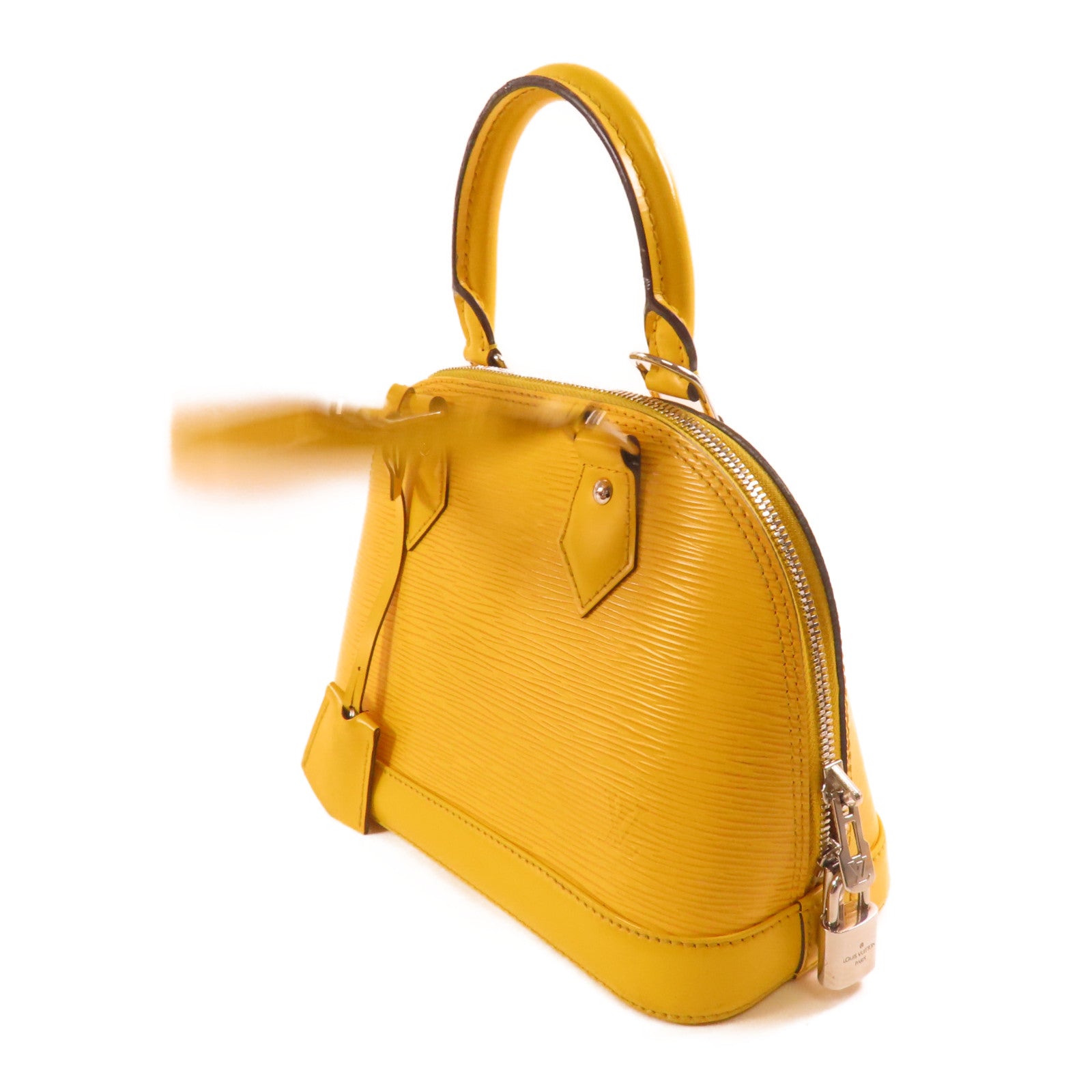 LOUIS VUITTON Epi Alma BB銀扣手挽肩背兩用袋