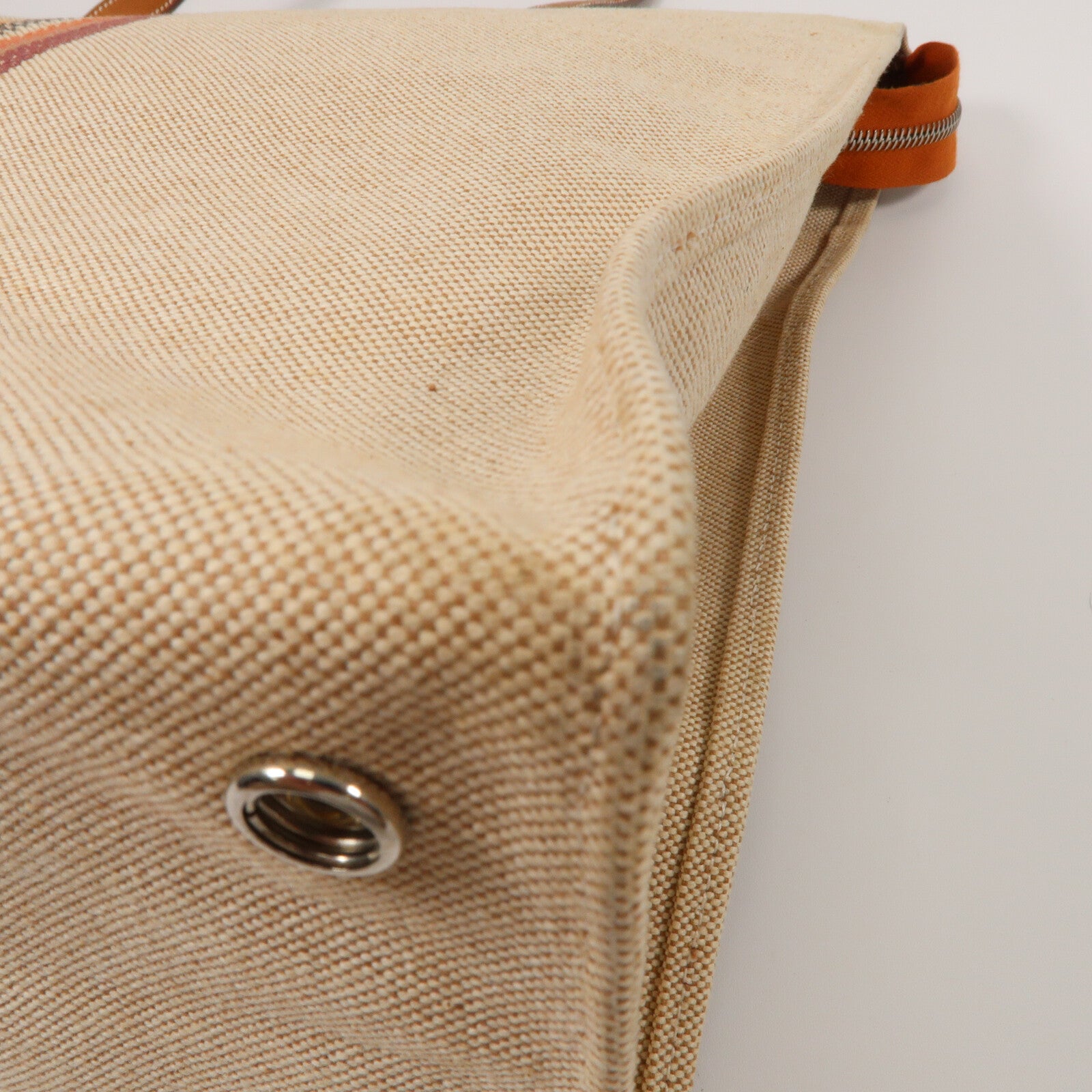 HERMES 帆布Mira Ganges Tote手挽袋
