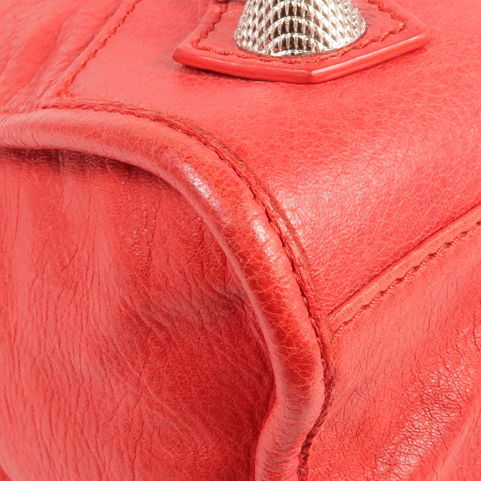BALENCIAGA 牛皮皮革Giant City Bag銀扣手挽肩背兩用袋