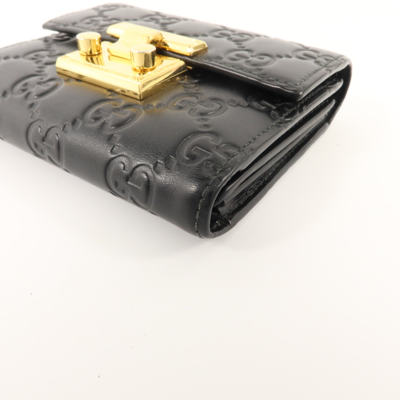 GUCCI 牛皮皮革Padlock Wallet錢包