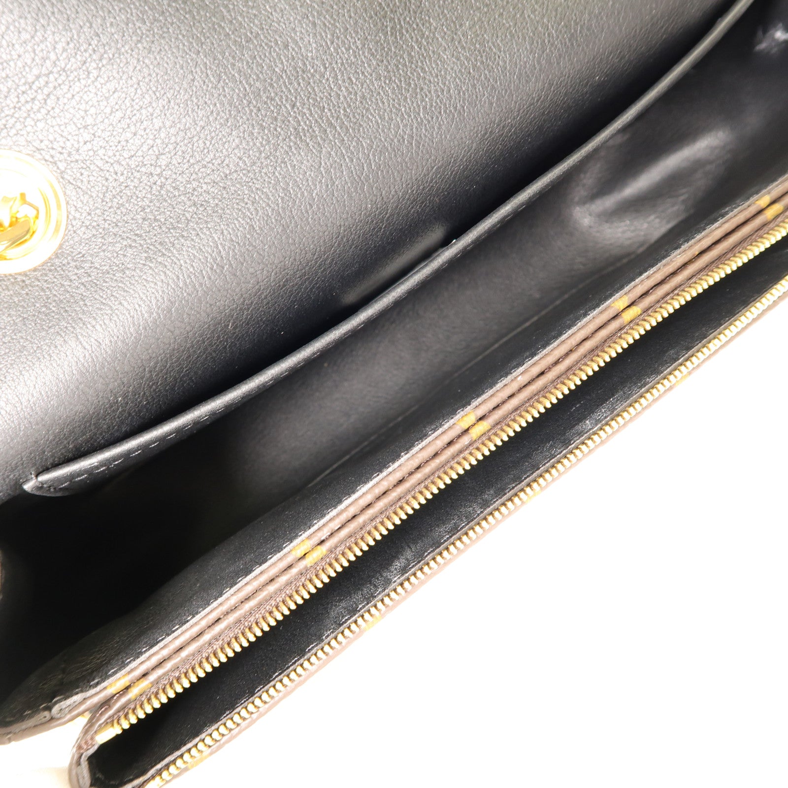 LOUIS VUITTON Monogram Marceau金扣肩背袋棕色